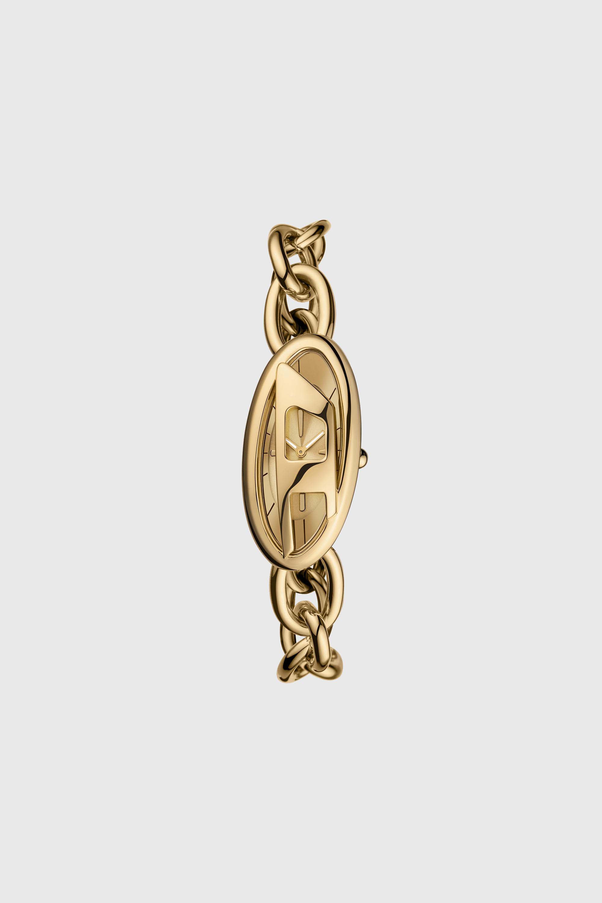 Diesel - DZ5611 WATCH, Orologio D-Era in acciaio inossidabile dorato con due lancette Donna in Oro - 1