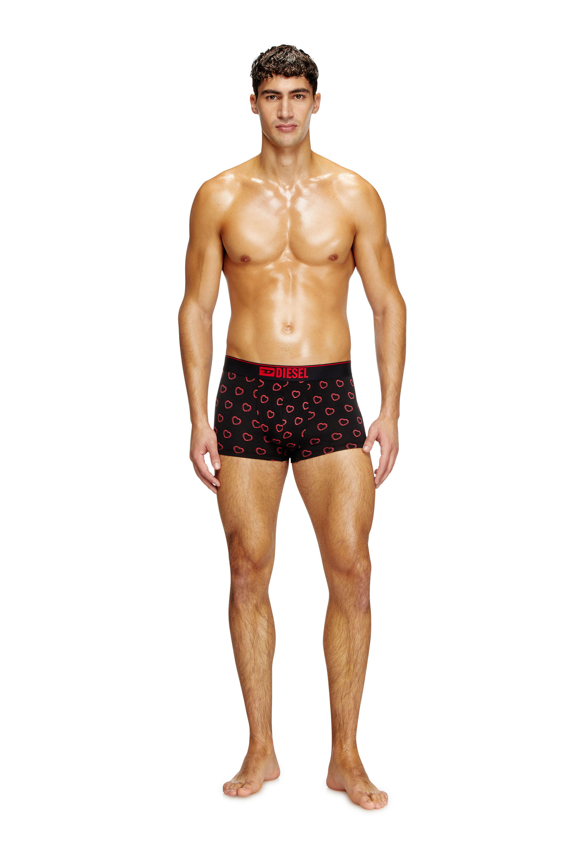 Diesel - DAMIEN-GFT-3PACK, Set da tre paia di boxer con cuore Uomo in Multicolor - 3