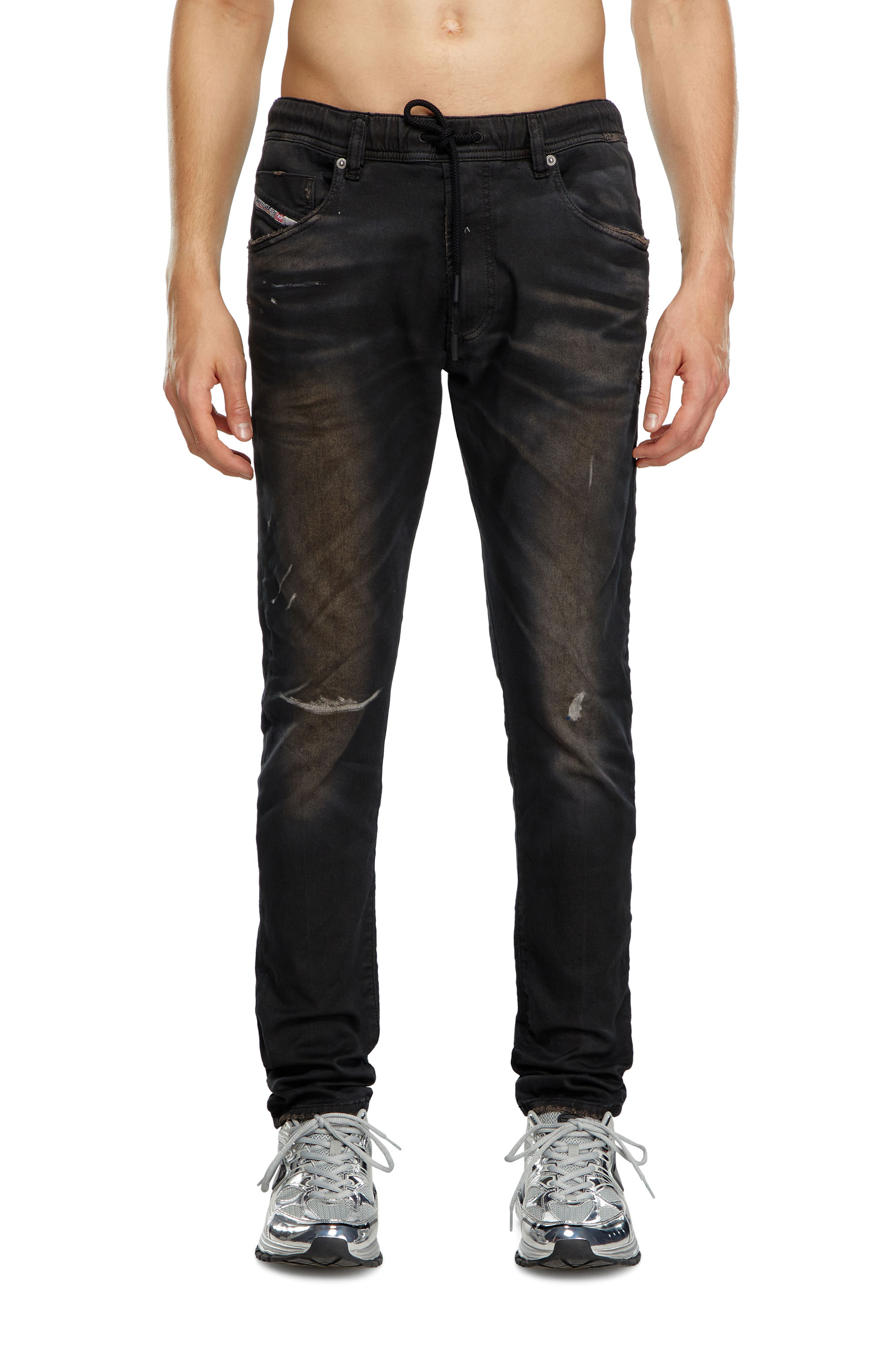 Diesel - Regular 2030 D-Krooley Joggjeans&reg; 068LW Uomo, Nero - Image 2