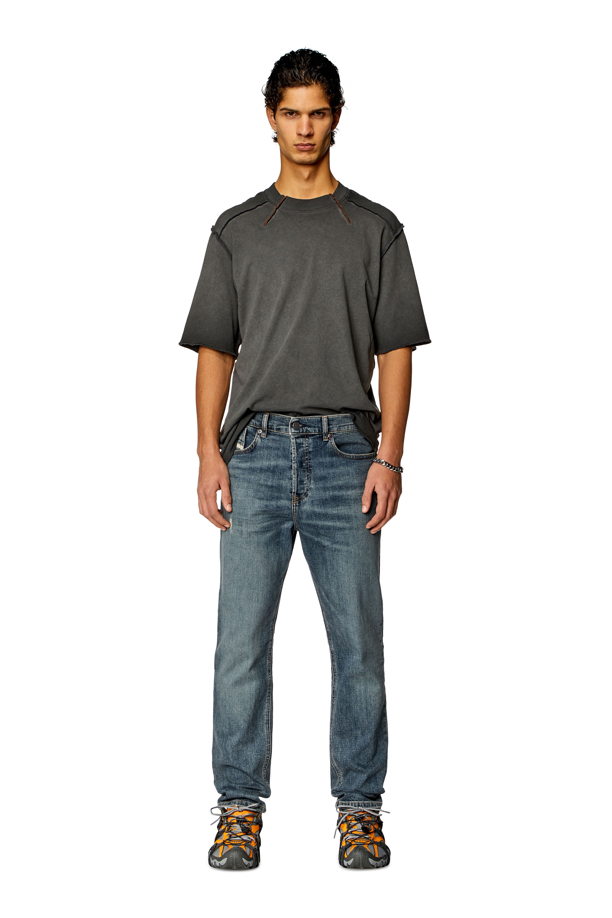 Diesel - Tapered Jeans 2005 D-Fining 0DQAC, Blu medio - Image 4