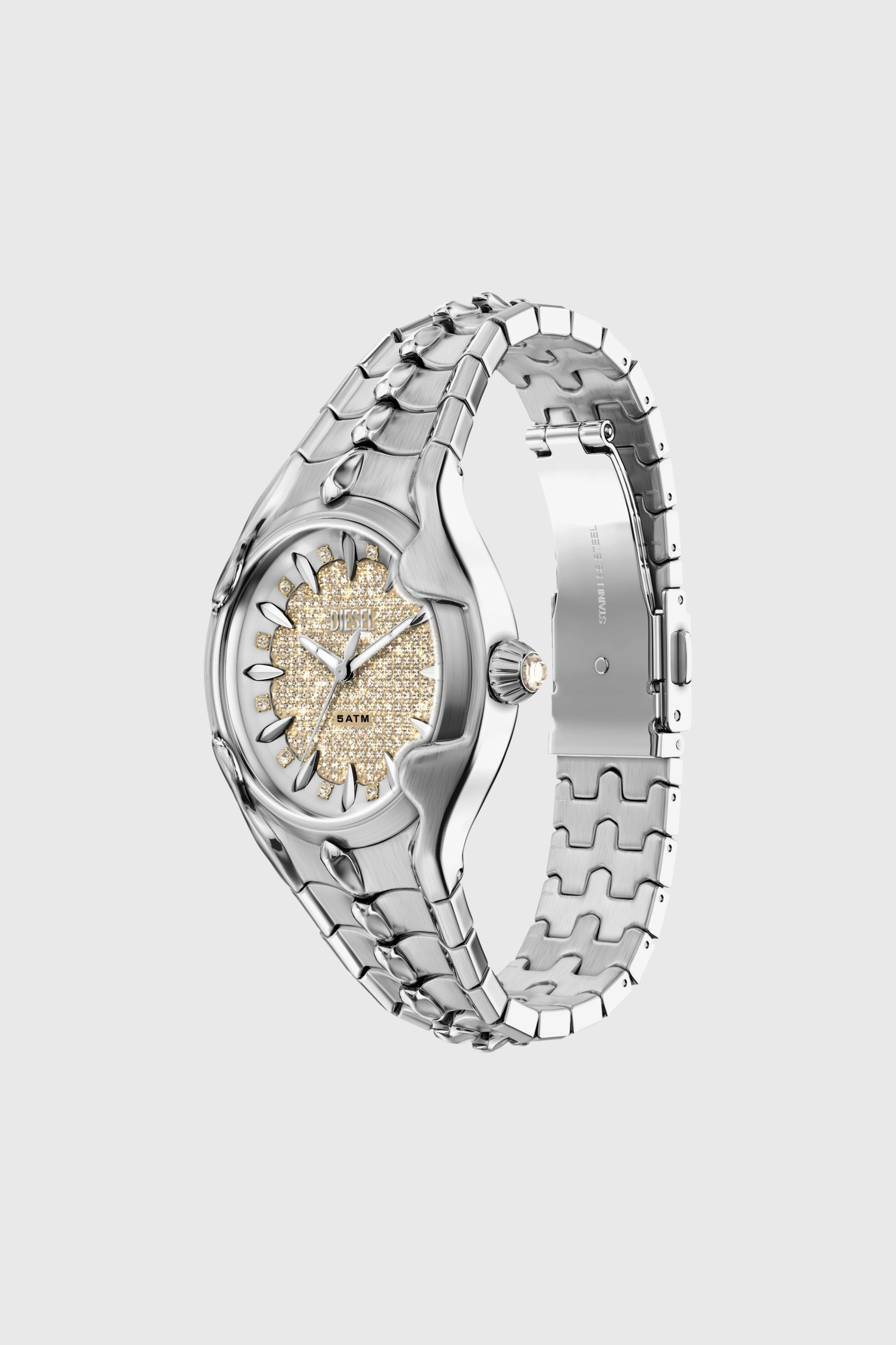 Diesel - DZ5631 WATCH, Orologio Vert in acciaio inox Uomo in Argento - 2
