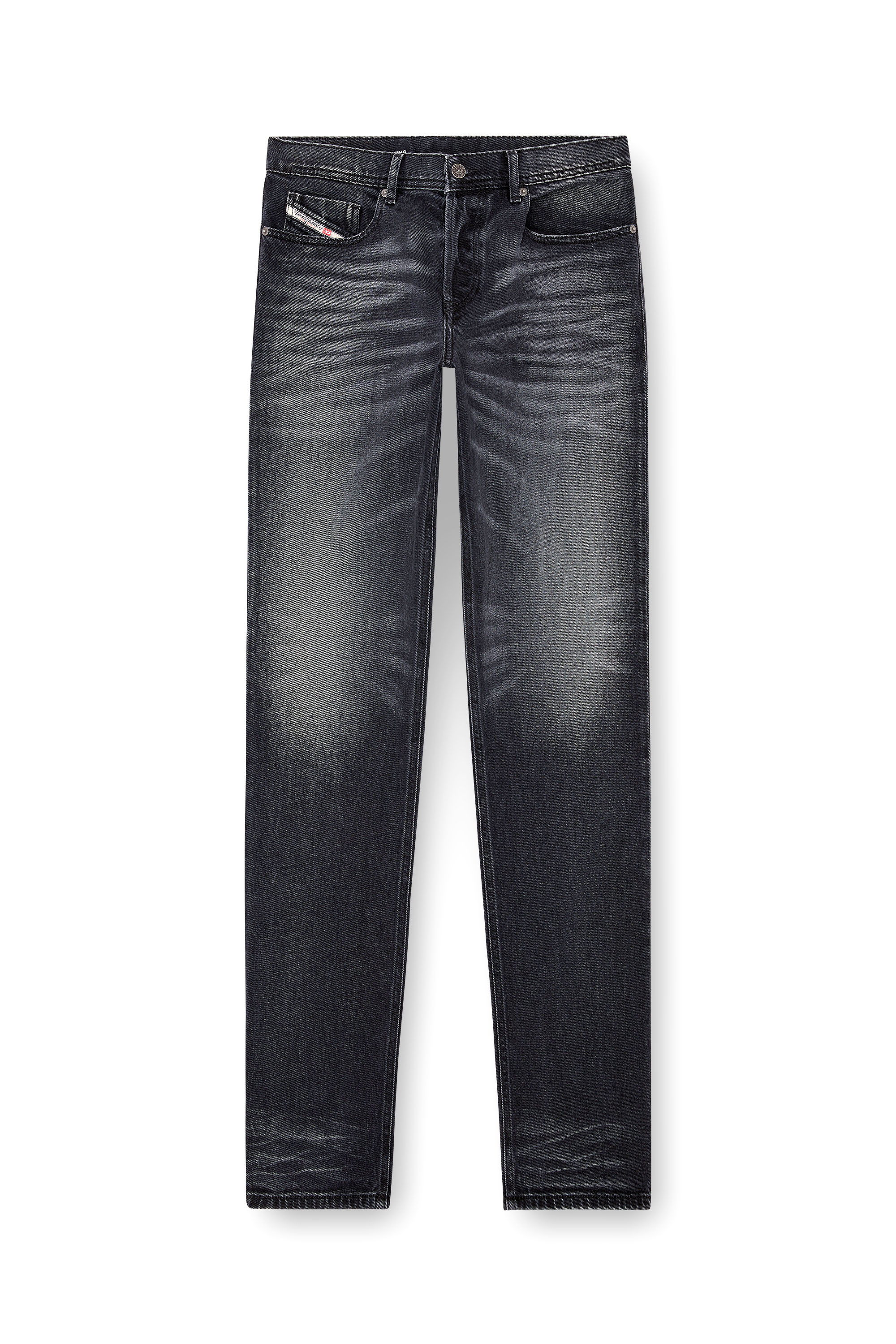 Diesel - Tapered Jeans 2023 D-Finitive 09J65 Uomo, Nero/Grigio scuro - Image 3