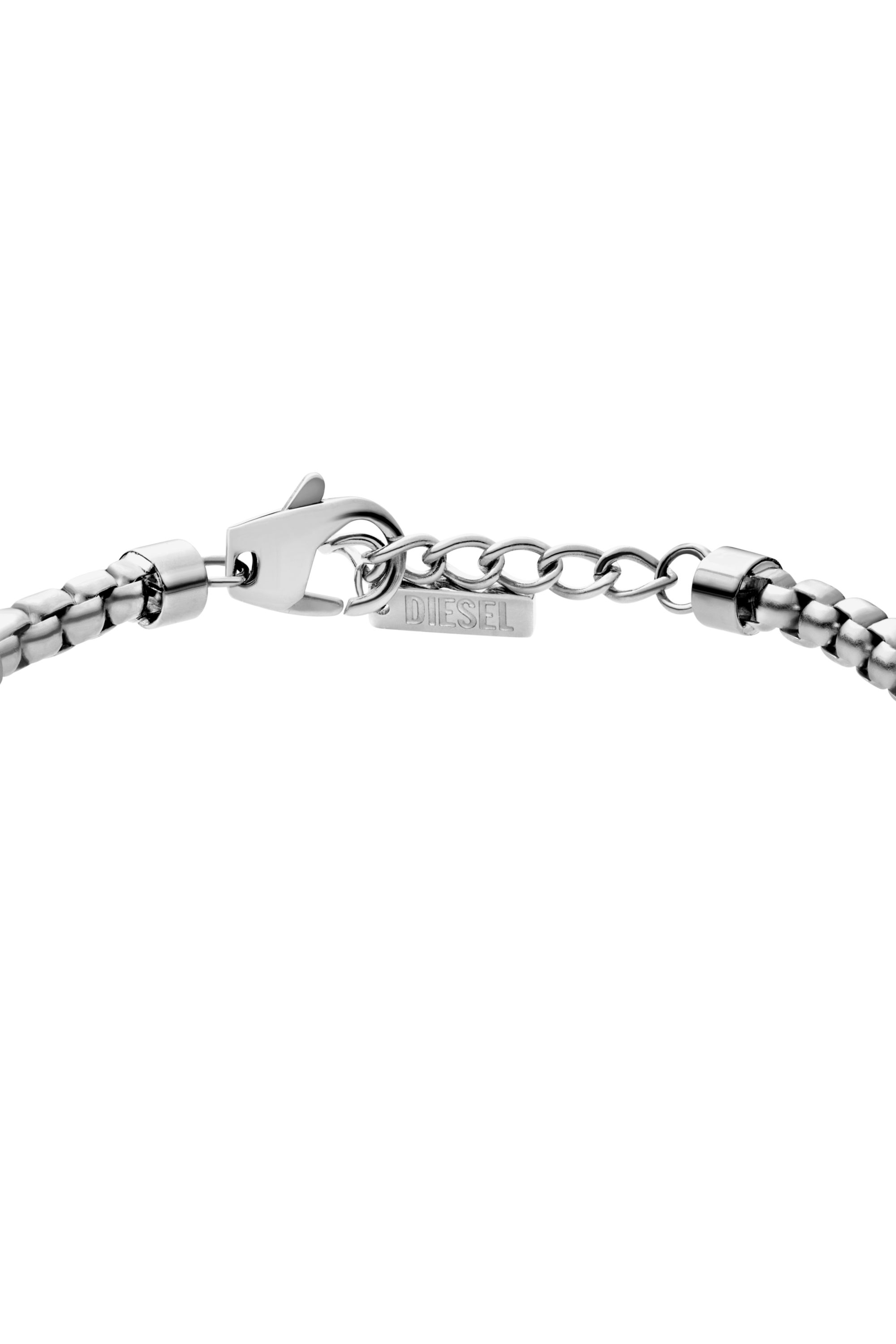 Diesel - DX1633040 JEWELLERY, Bracciale a catena in acciaio Unisex in Argento - 2