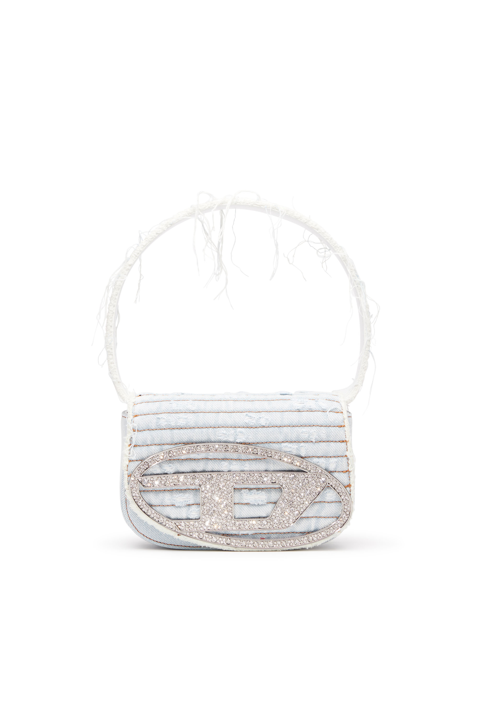 Diesel - 1DR, 1DR-Iconica borsa a spalla in denim e pelle Donna in Blu - 1