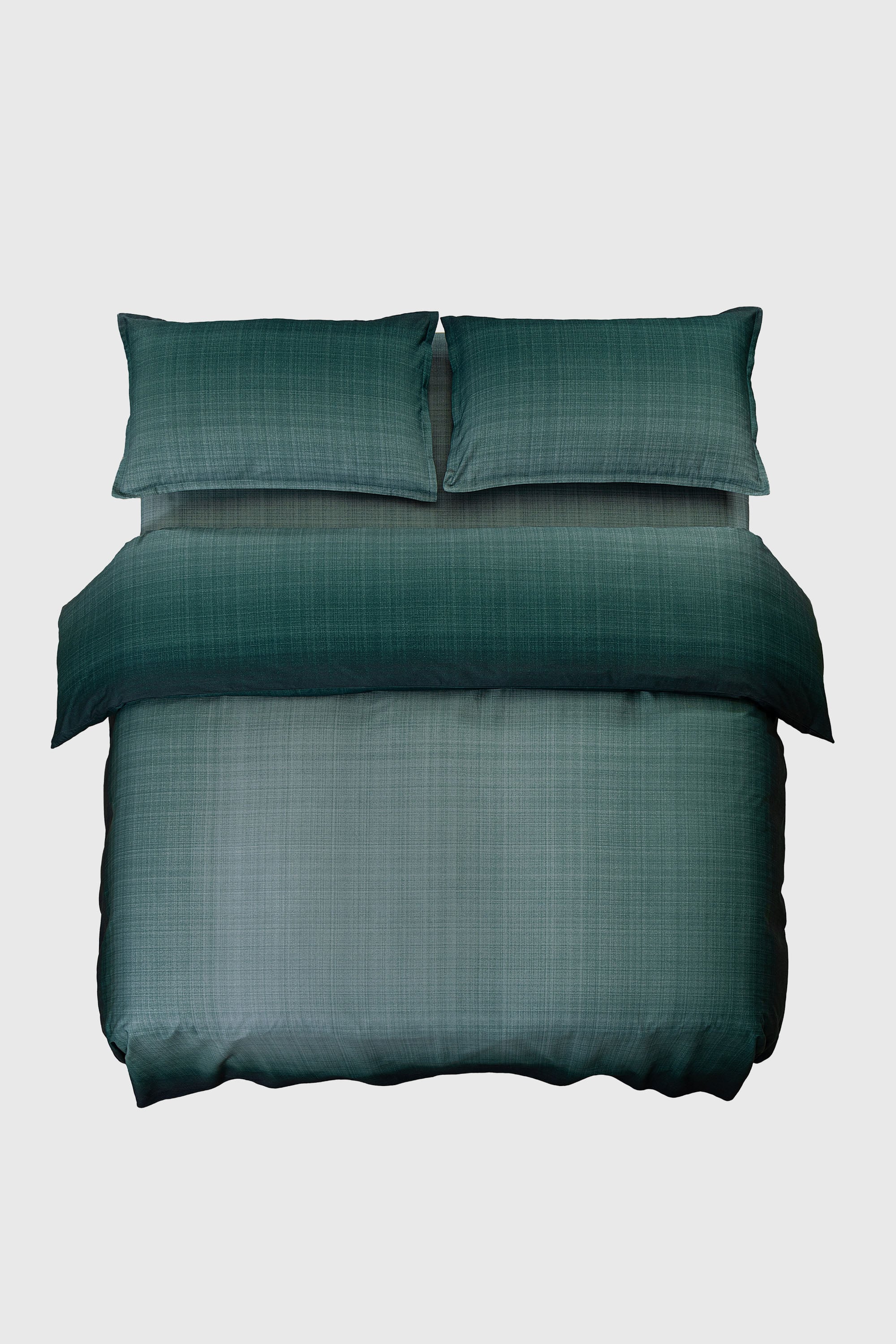 Diesel - 1016269  IRIDESCENT BLUE DUVET COVER SET, Parure copripiumino in percalle per letto queen size Unisex in Verde - 1