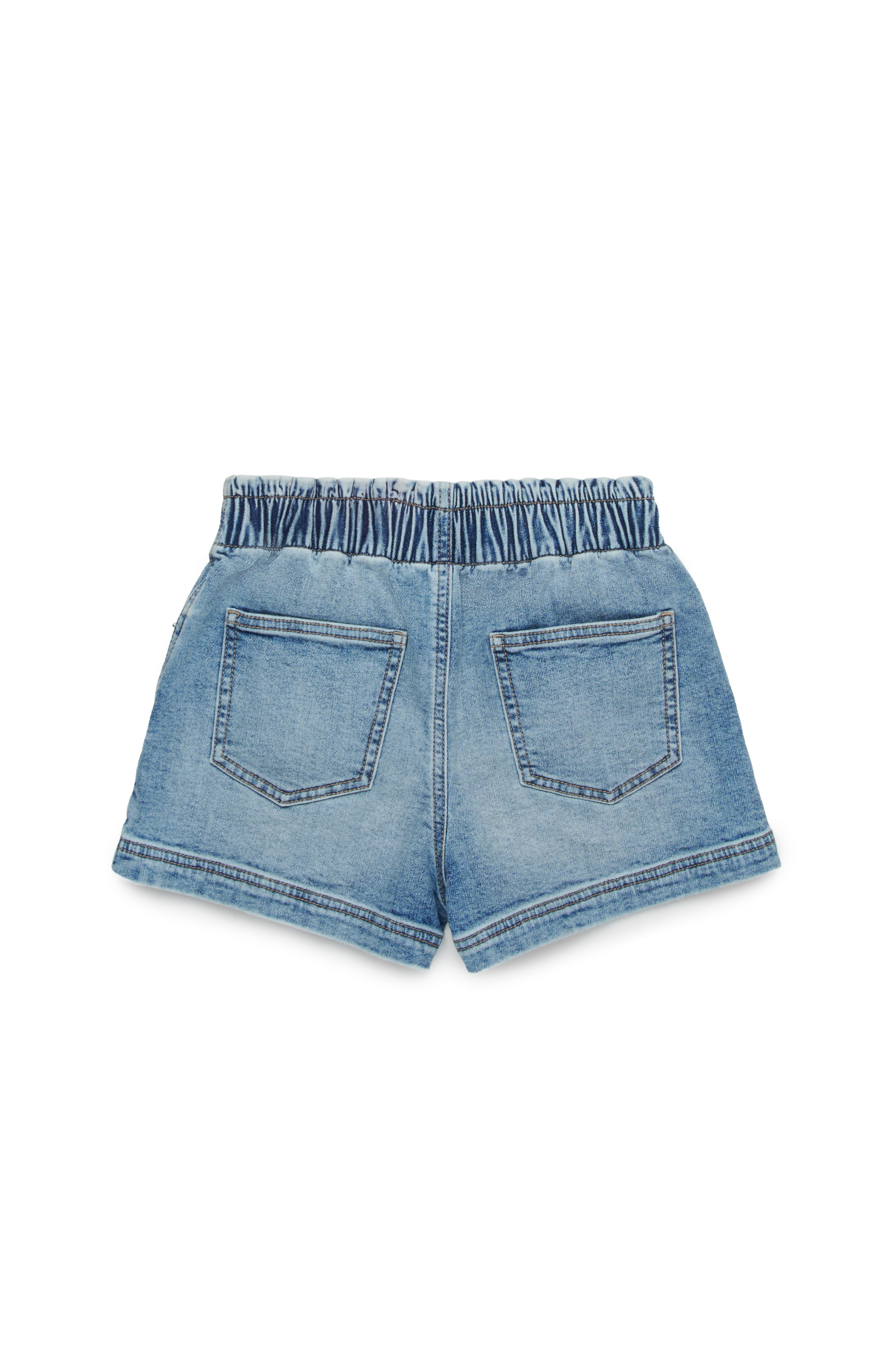Diesel - PAMLIX JJJ, Shorts in JoggJeans dal look vissuto Donna in Blu - 2