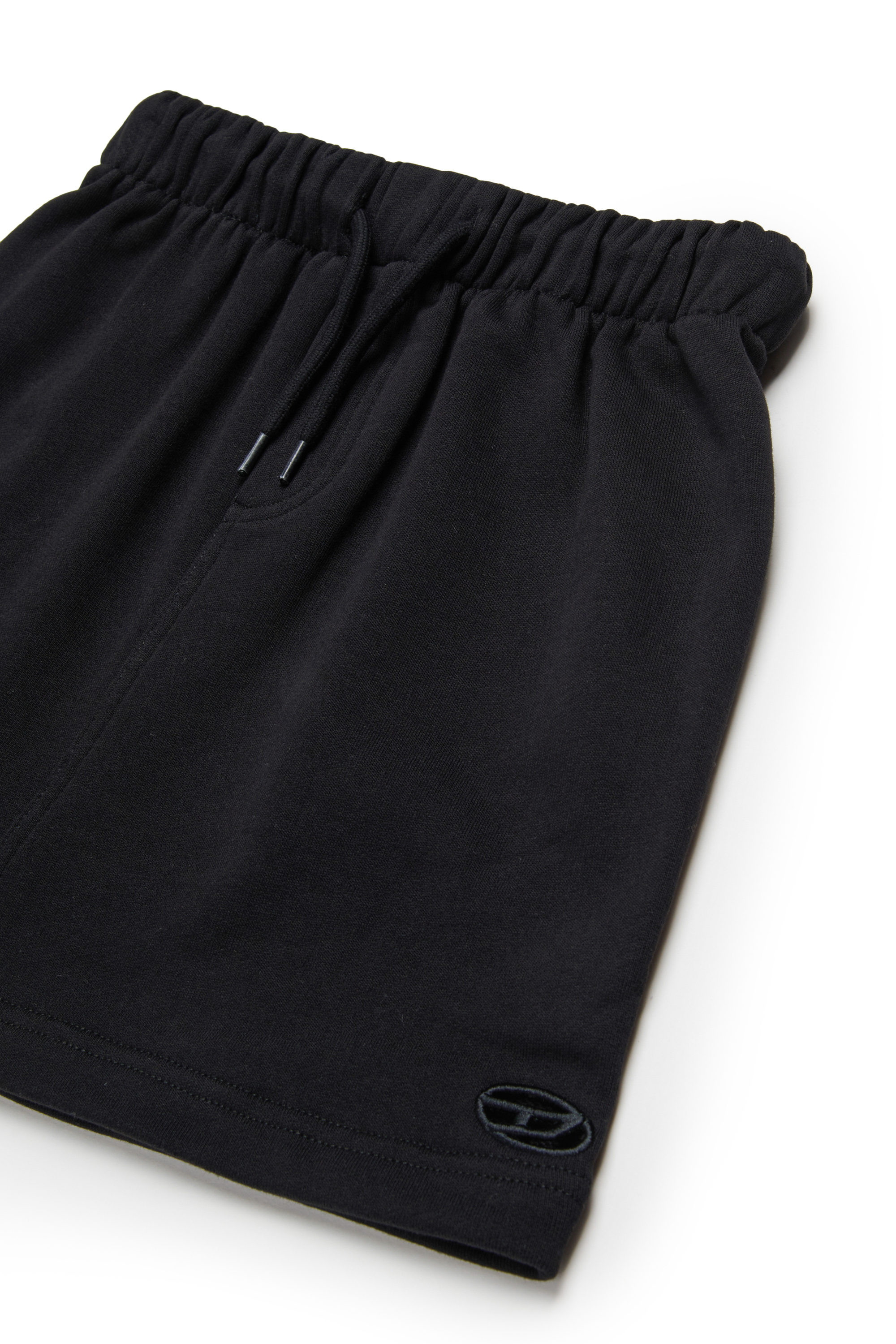 Diesel - GOSPY, Minigonna con logo Oval D cut-out Donna in Nero - 3