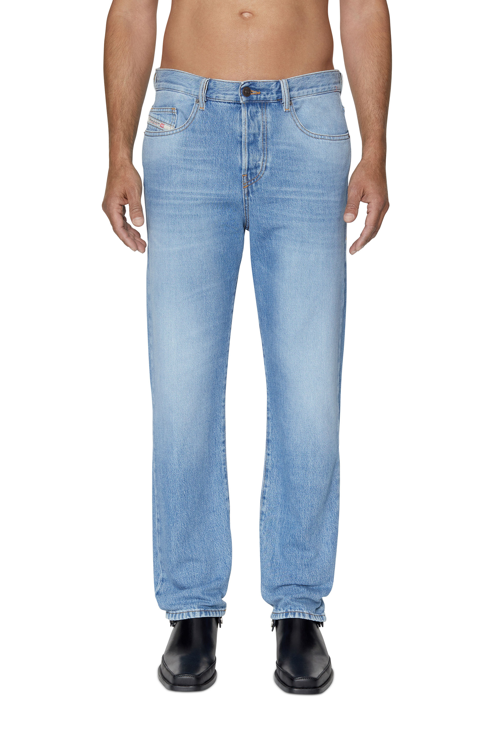 Diesel - Straight Jeans 2020 D-Viker 09C15, Blu Chiaro - Image 1