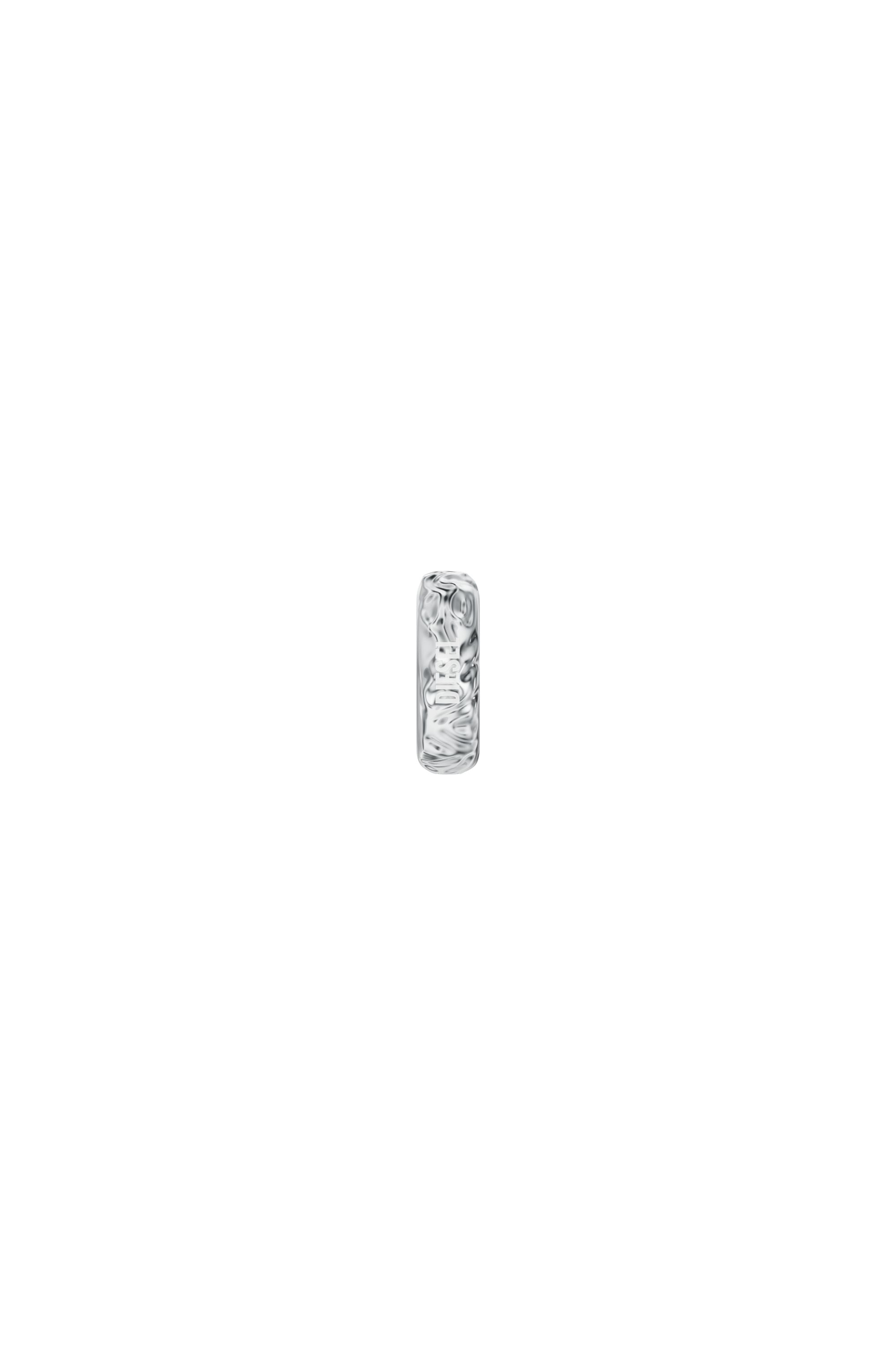 Diesel - DX1730040, Orecchino a cerchio in acciaio inox Unisex in Argento - 2
