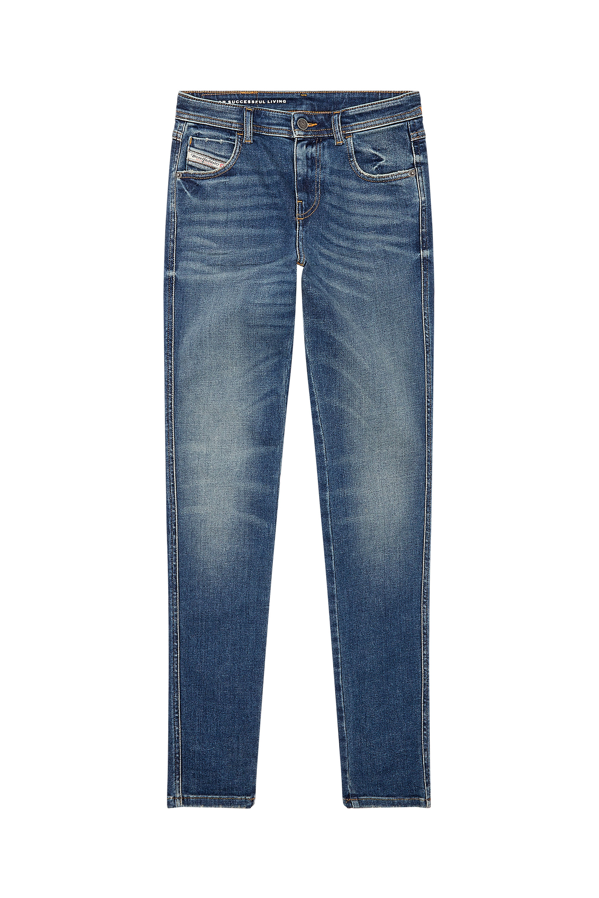 Diesel - Skinny Jeans 2015 Babhila 09G71, Blu Scuro - Image 3
