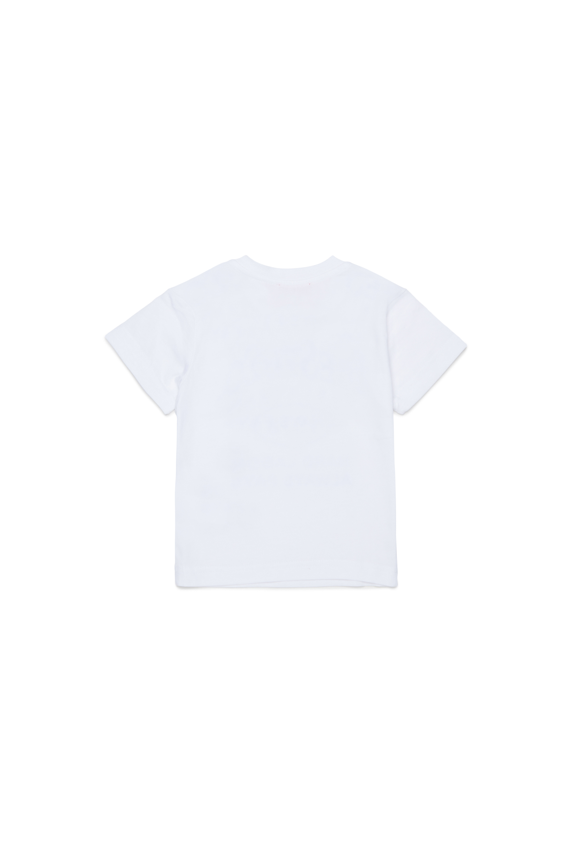 Diesel - TSINB, T-shirt in cotone con stampa slogan Uomo in Bianco - 2