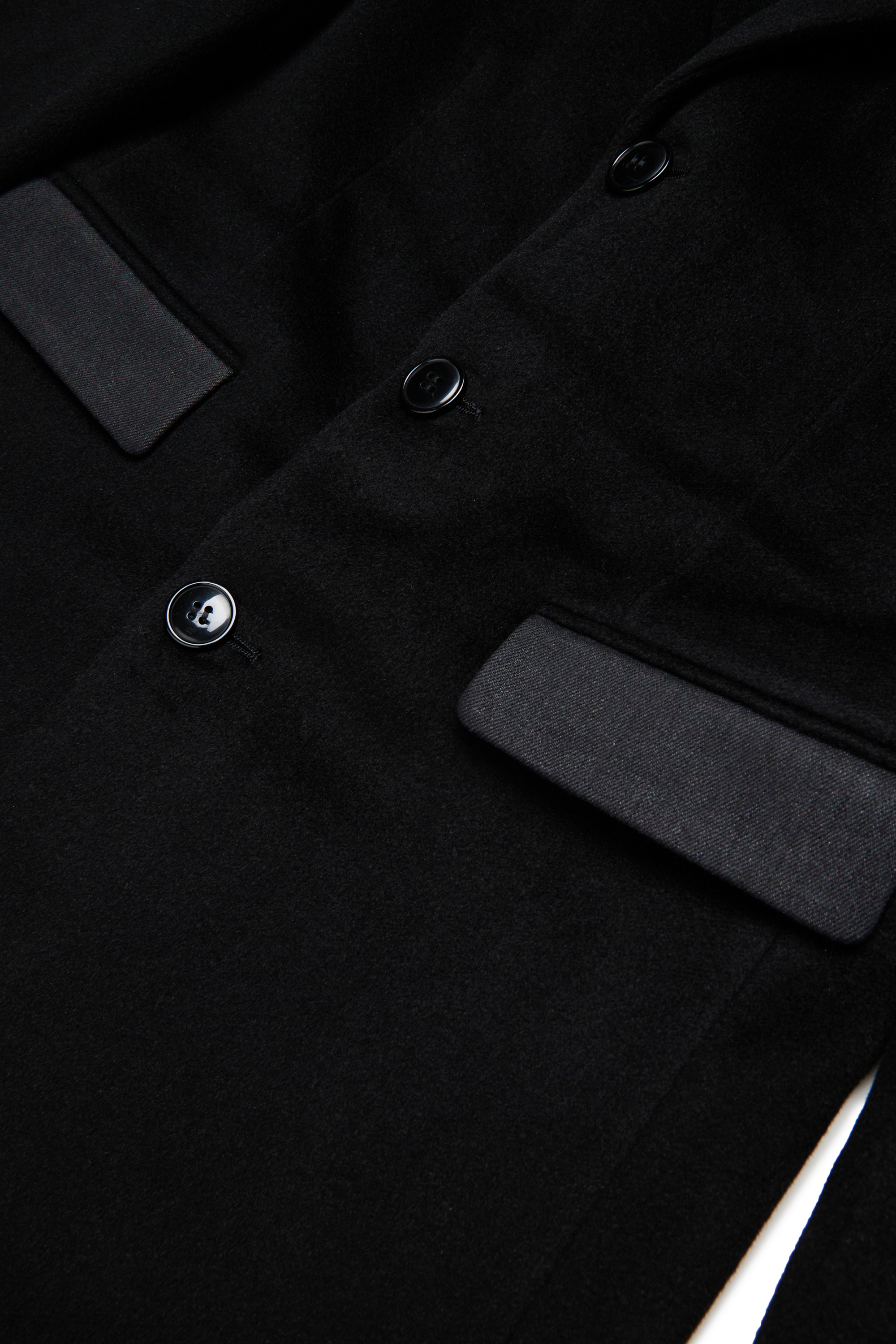 Diesel - JDERRIS, Giacca in lana con dettagli a contrasto Uomo in Nero - 4