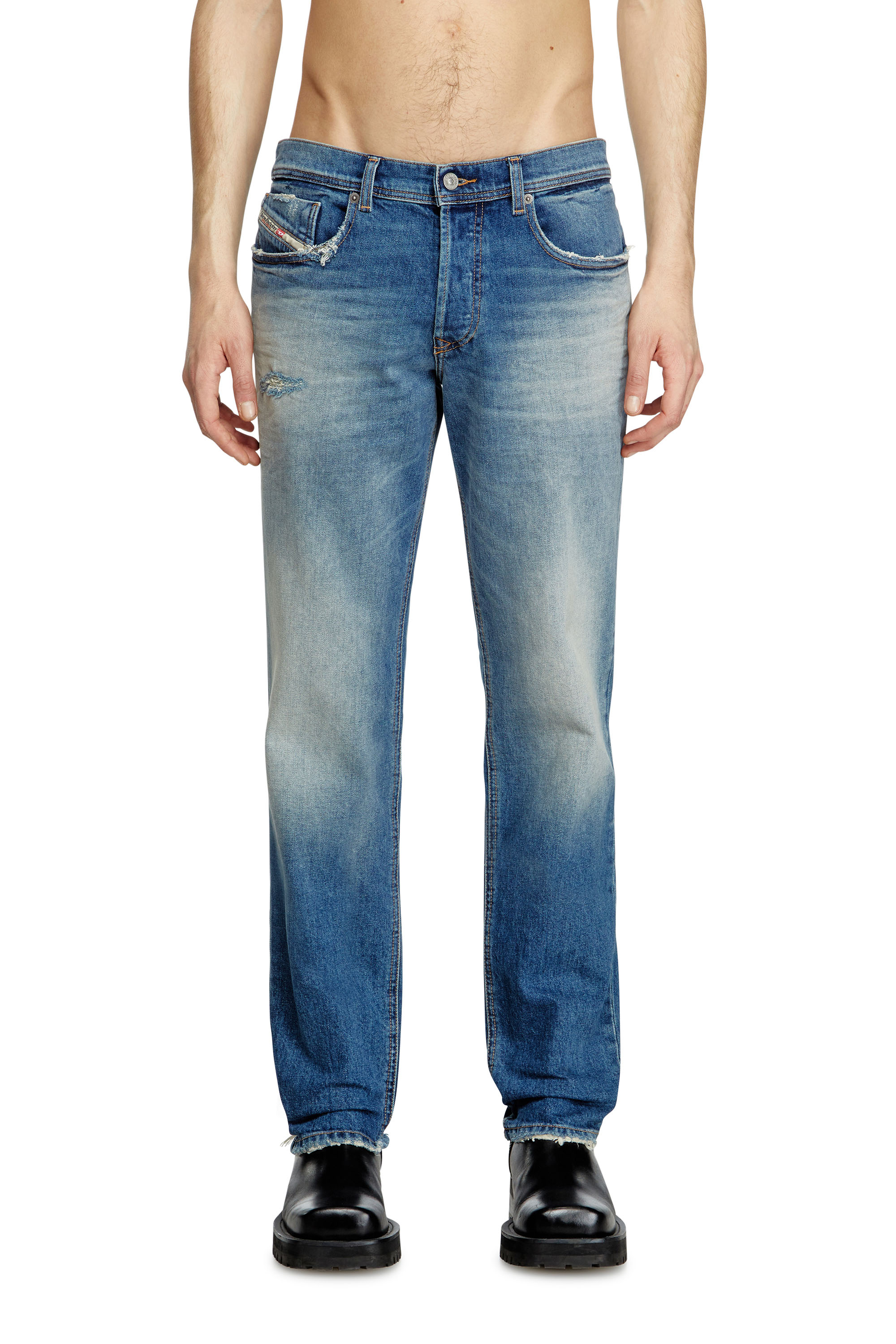 Diesel - Regular Jeans 2023 D-Finitive 0BMBY Uomo, Blu medio - Image 1