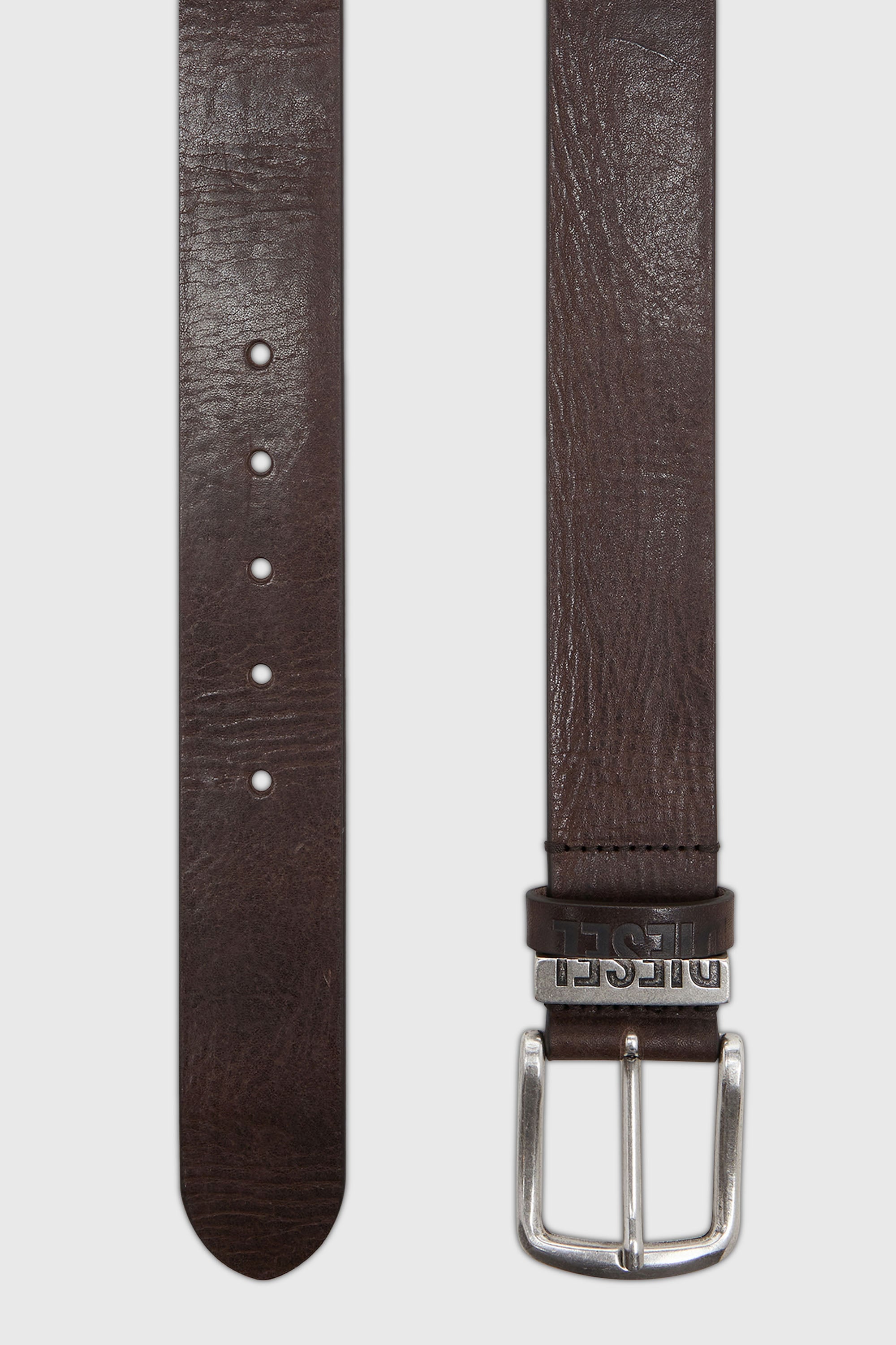 Diesel - B-VISIBLE, Cintura 3.9 cm con passanti a contrasto Uomo in Marrone - 2