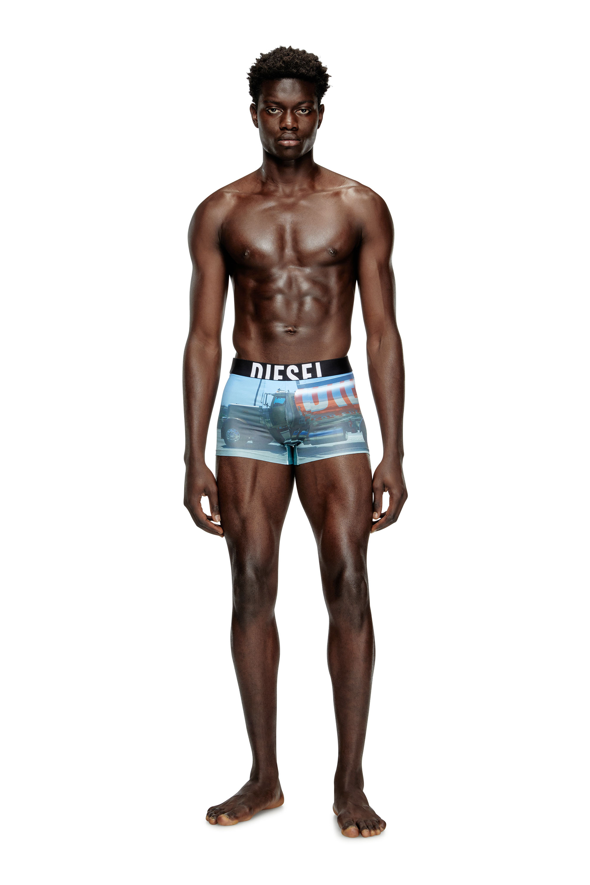 Diesel - DAMIEN-D-POP-40, Boxer con stampa Pop Uomo in Blu - 1