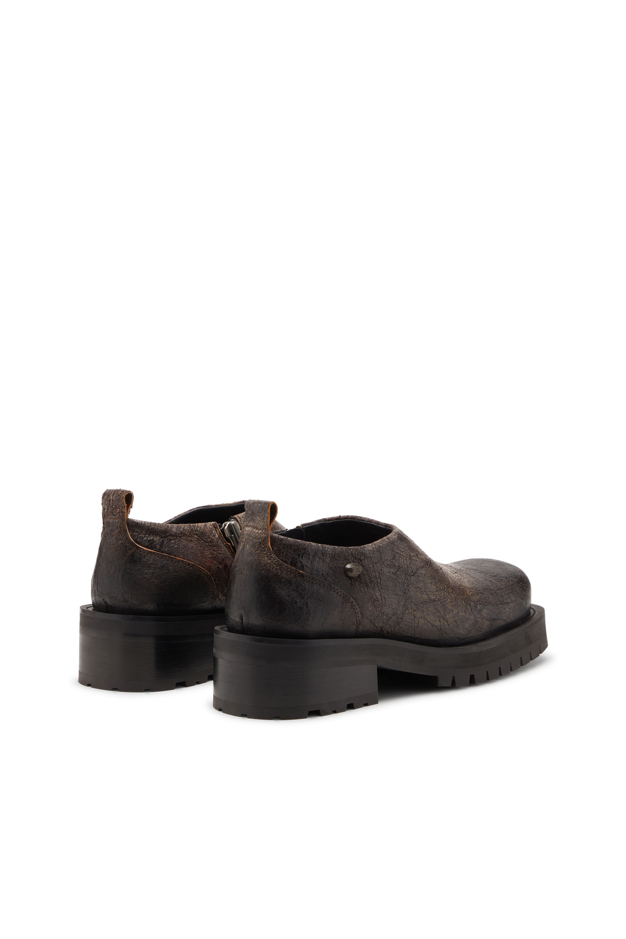 Diesel - D-TEXAN CLOG, D-Texan-Scarpa con zip in suede crackle Uomo in ToBeDefined - 3