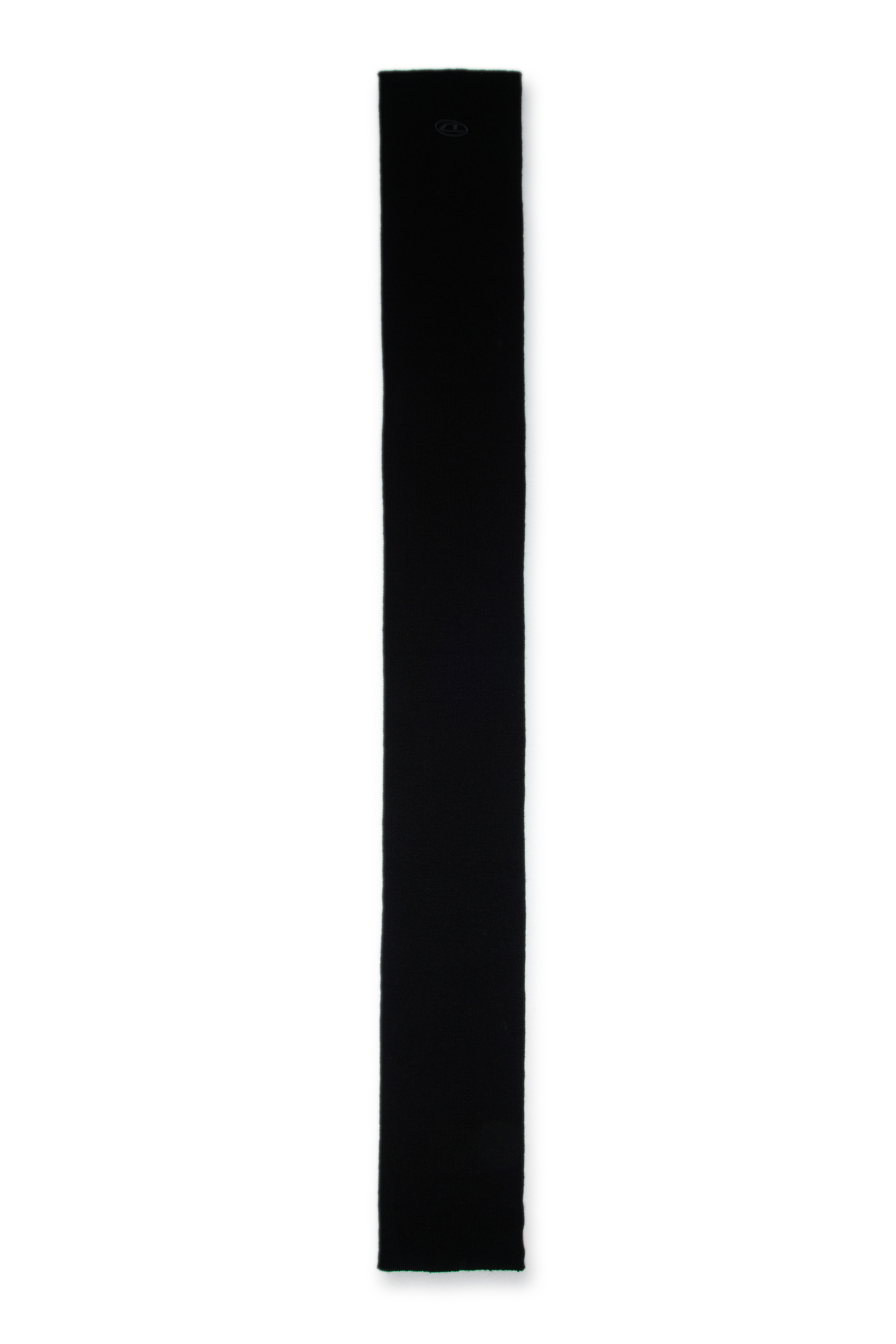 Diesel - RKCODERSCARF, Unisex's Wool blend scarf with logo in Black - 2