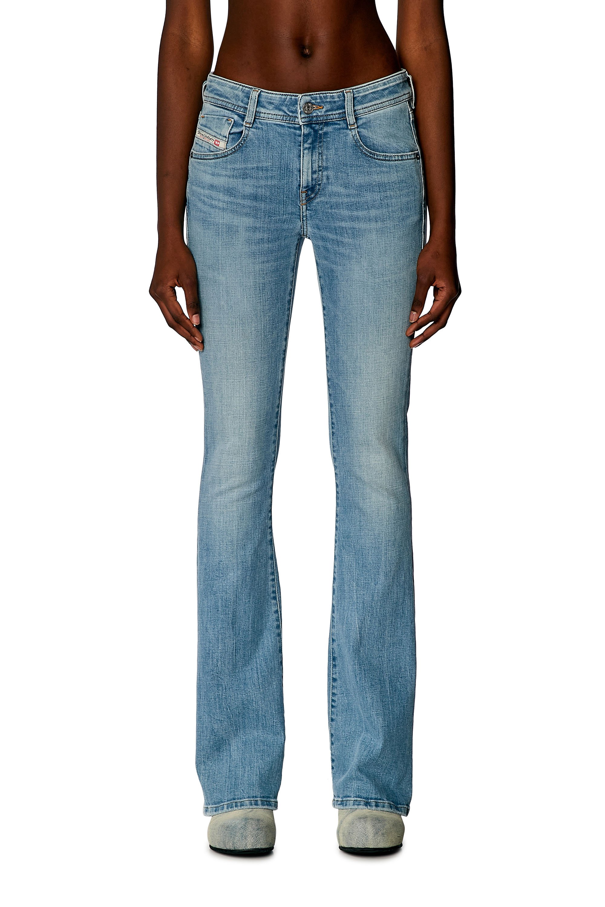 Diesel - Bootcut and Flare Jeans 1969 D-Ebbey 09H61, Blu Chiaro - Image 1