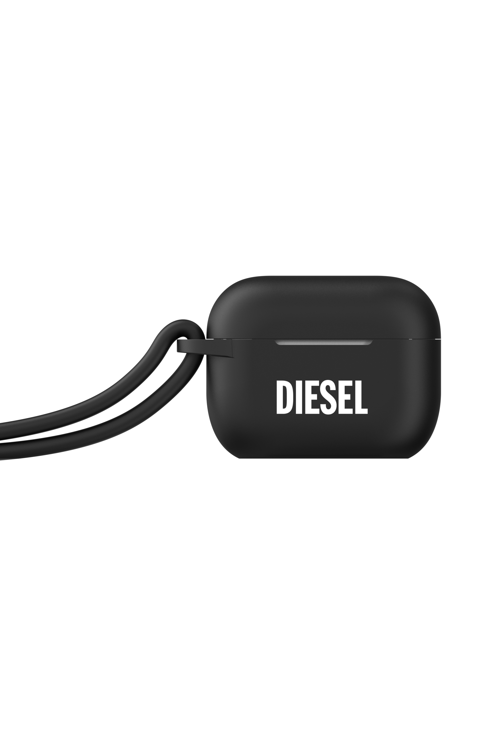 Diesel - 49863 AIRPOD CASE, Custodia in silicone per AirPods Pro Unisex in Nero - 1