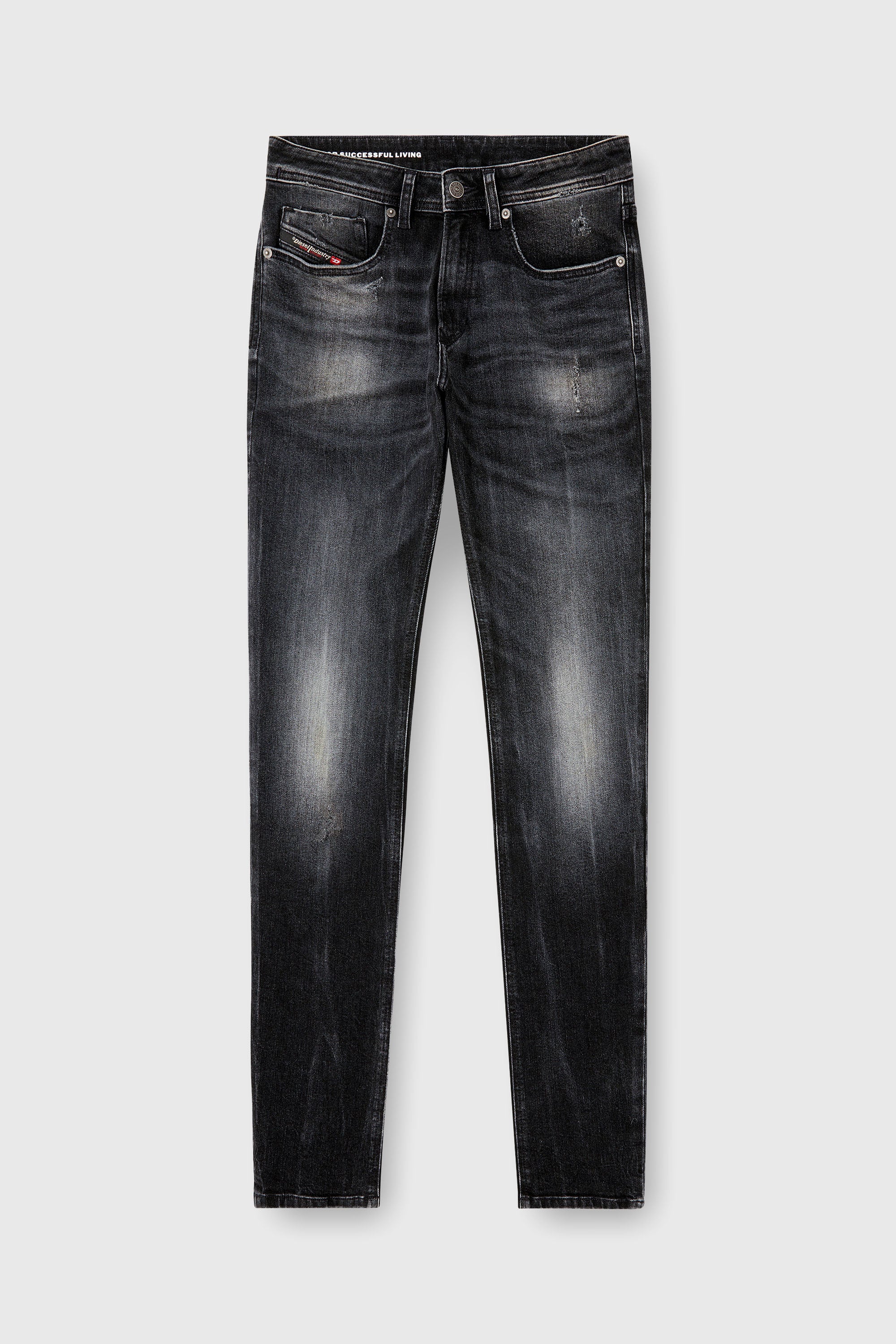Diesel - Skinny Jeans 1979 Sleenker 0DBDP Uomo, Nero/Grigio scuro - Image 2