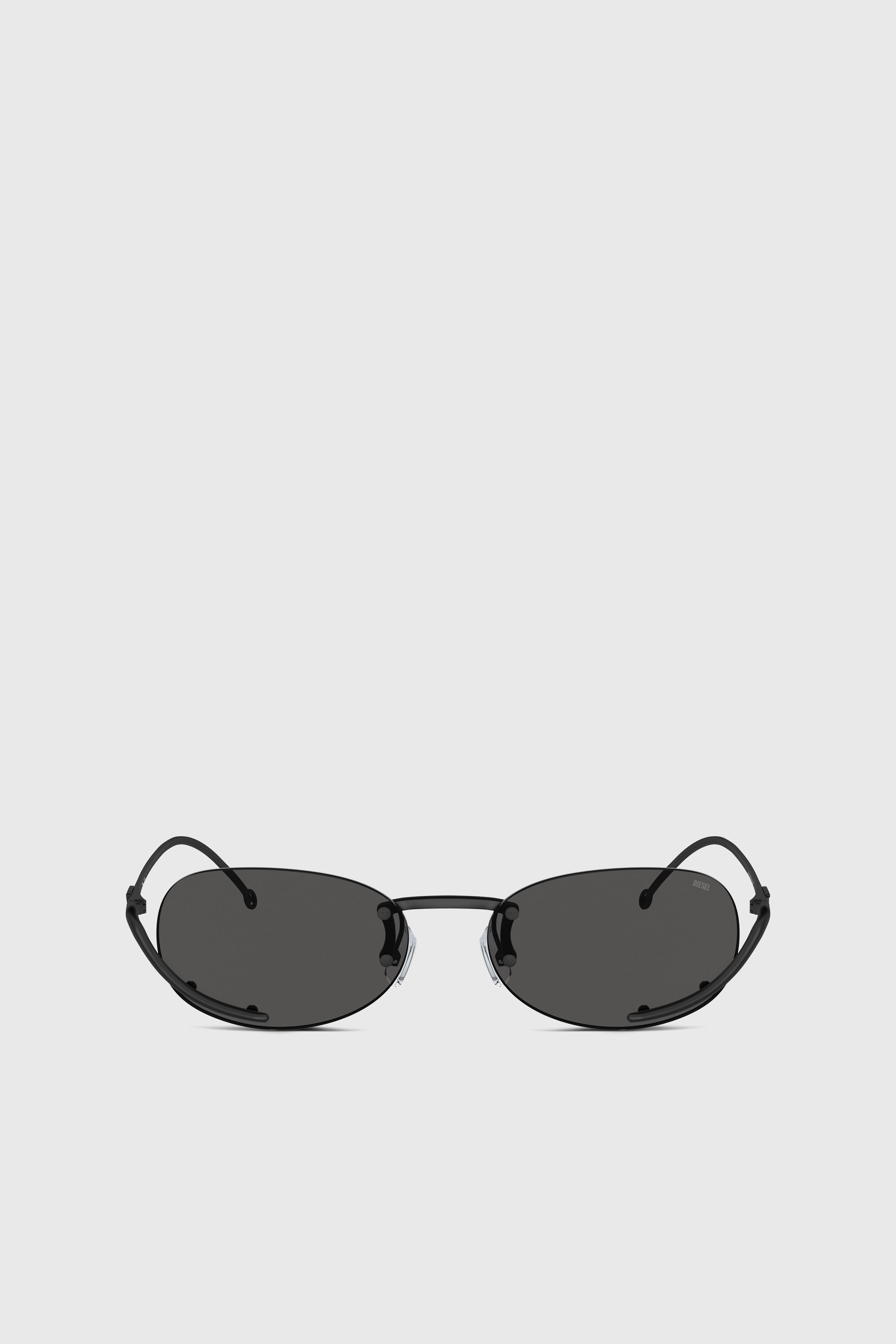 Diesel - 0DL1004, Occhiali da sole ovali Unisex in Nero - 1