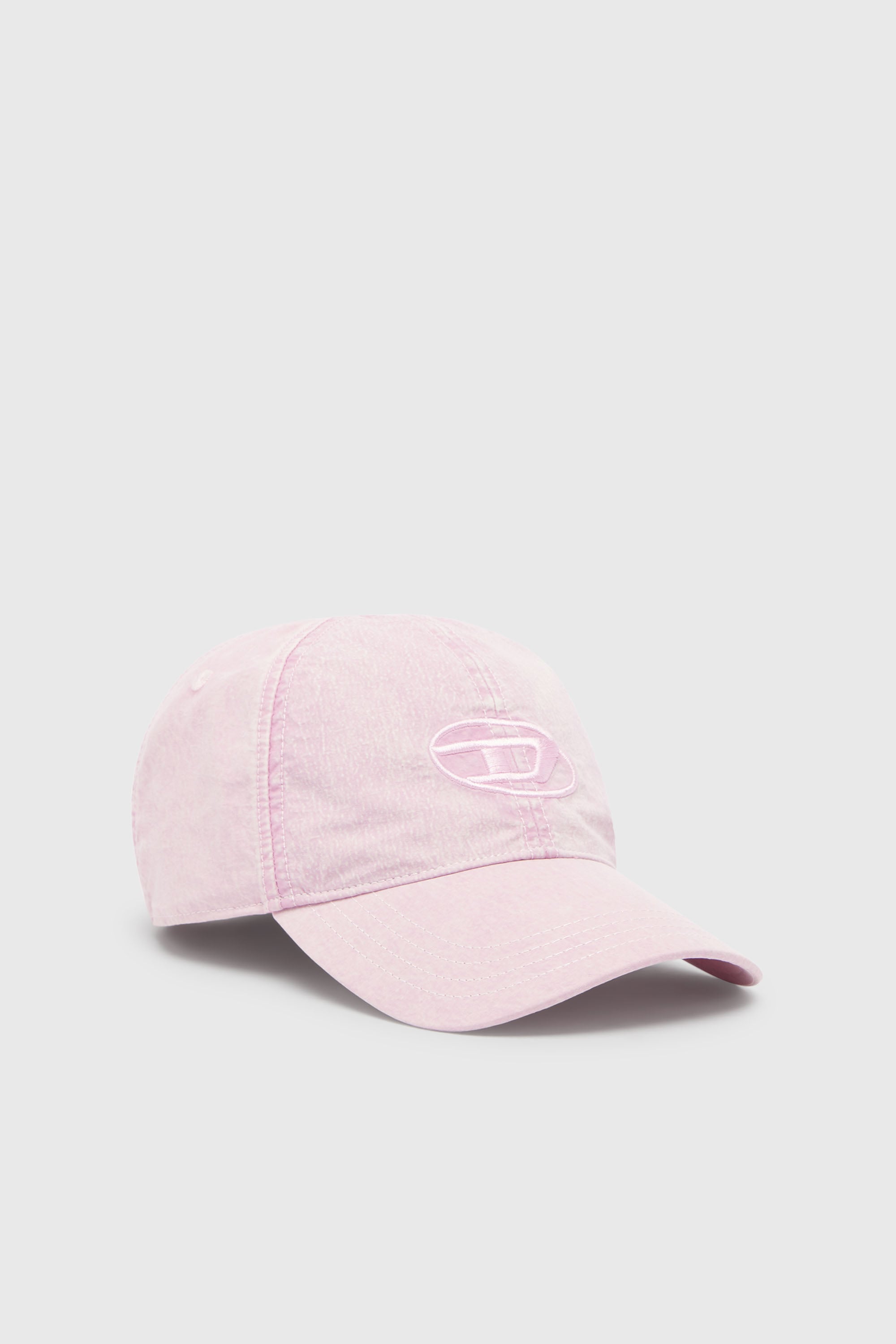 Diesel - C-NYLOFF, Cappellino da baseball con Oval D ricamato Uomo in Rosa - 1