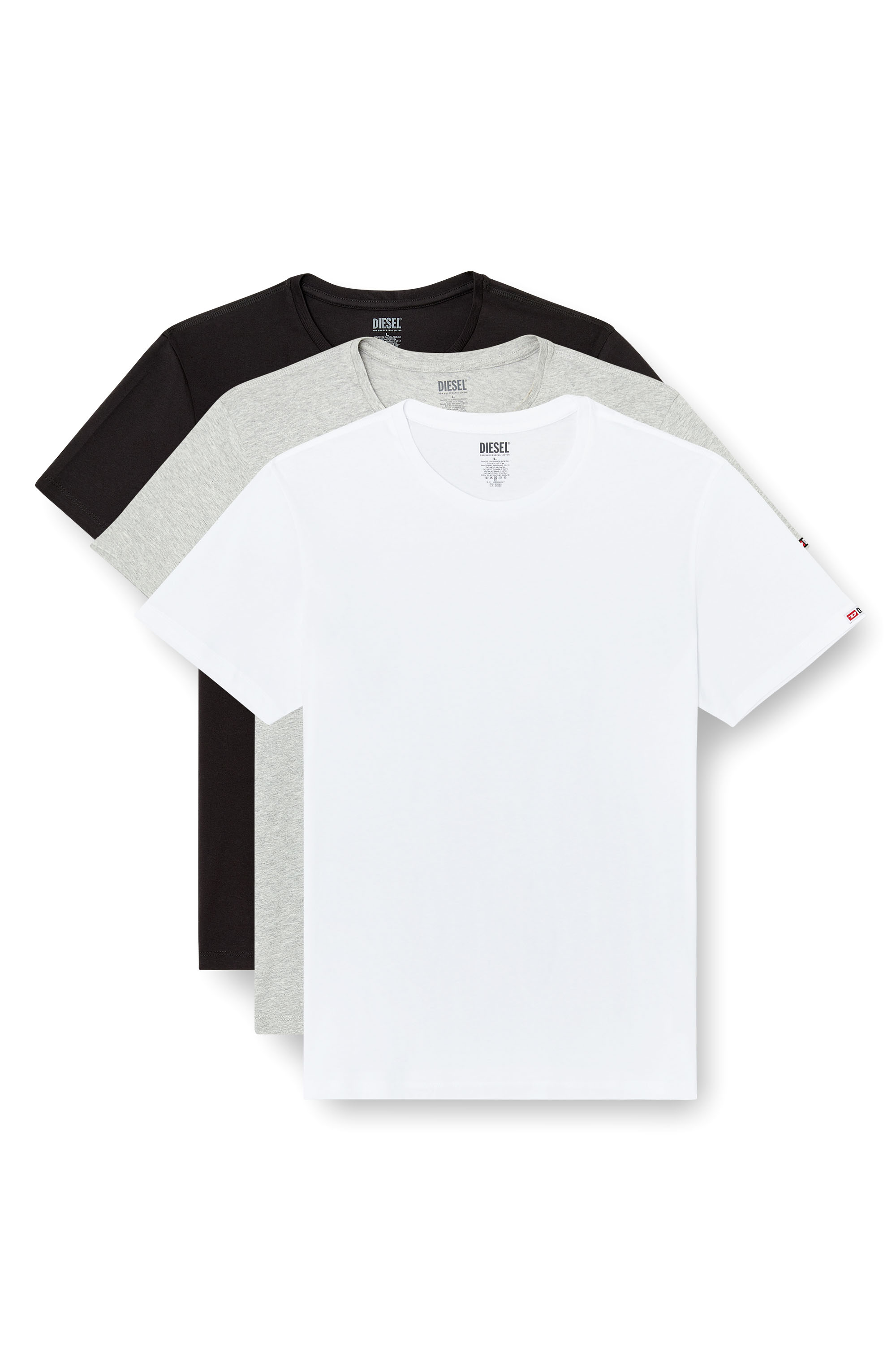 Diesel - RANDAL-D-CORE-3PACK, Set da tre T-shirt in cotone Uomo in Multicolor - 1