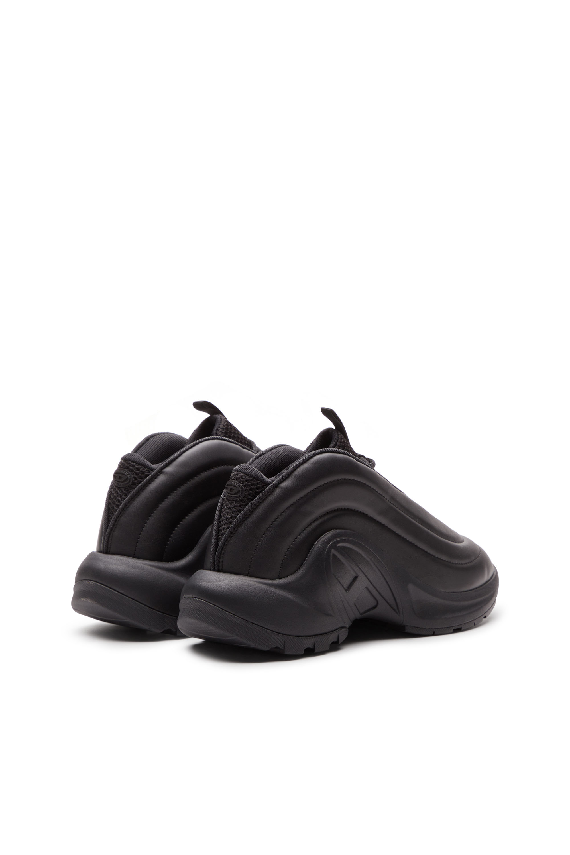 Diesel - S-D-RUNNER X, S-D-Runner X-Sneaker slip-on con fondo Oval D opaco Unisex in Nero - 3
