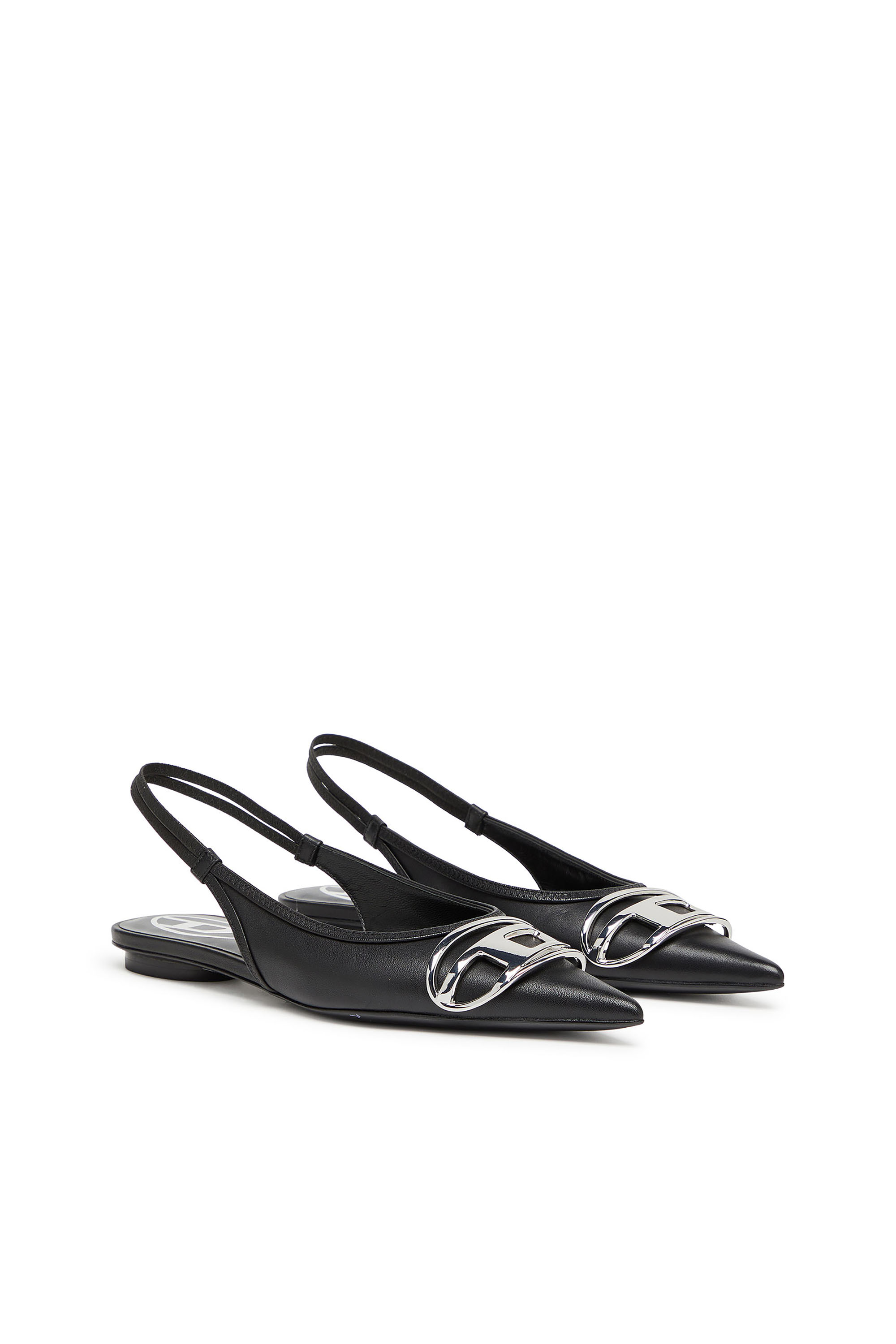 Diesel - D-VENUS SB BAL, Ballerina slingback in nappa Donna in Nero - 2