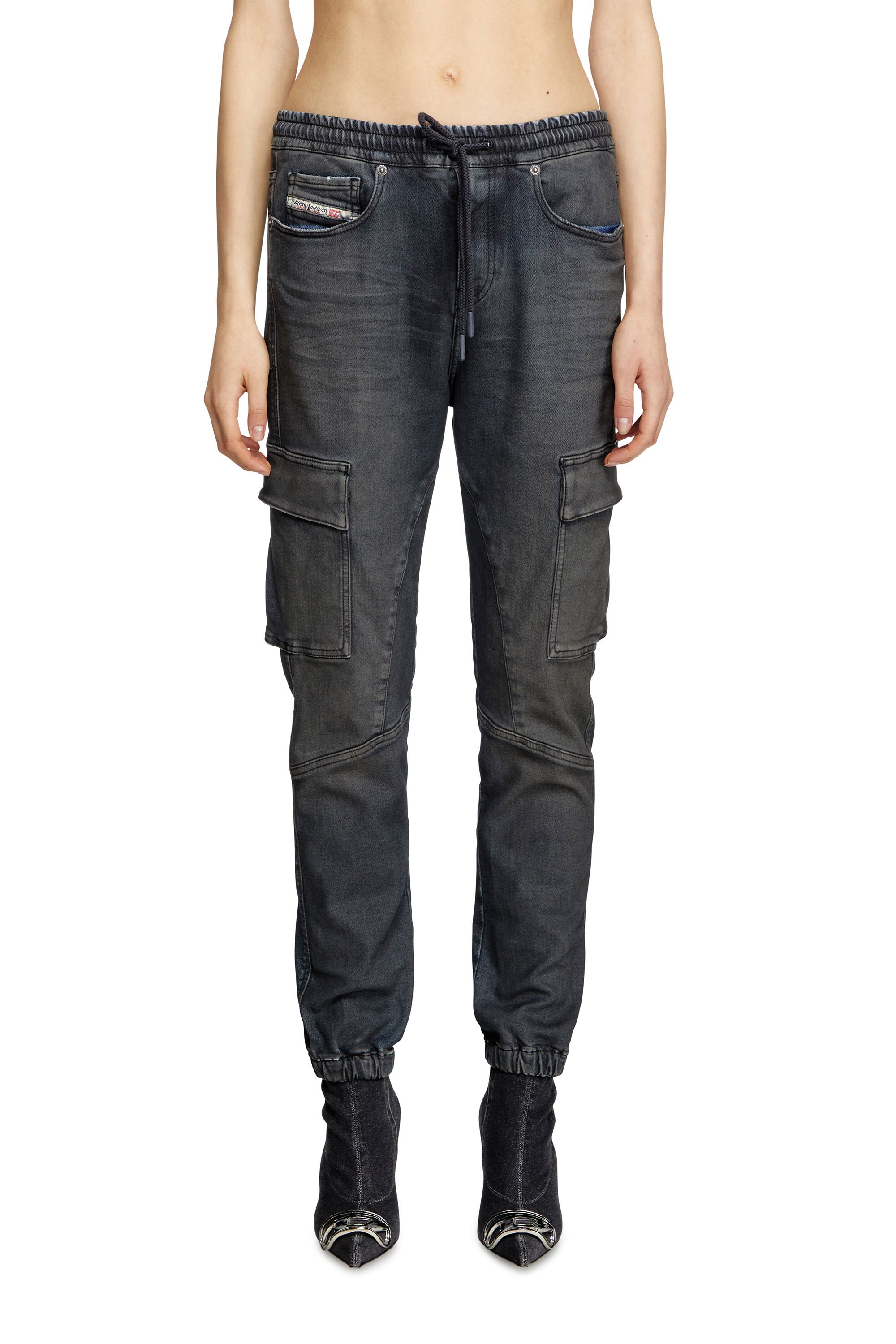 Diesel - Regular 2051 D-Ursy Joggjeans® 09L13 Donna, Blu Scuro - Image 1