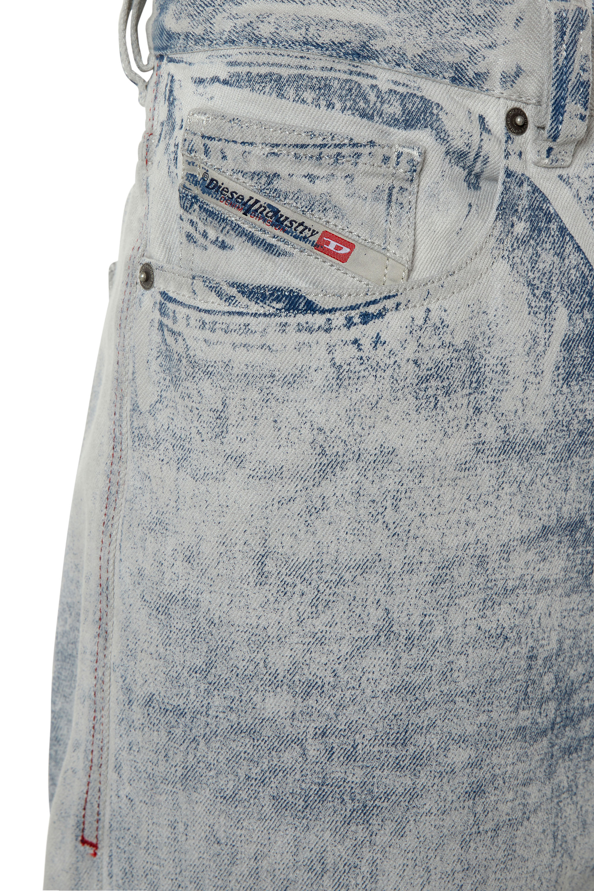 Diesel - 2010 D-Macs 09F23 Straight Jeans, Grigio Chiaro - Image 3