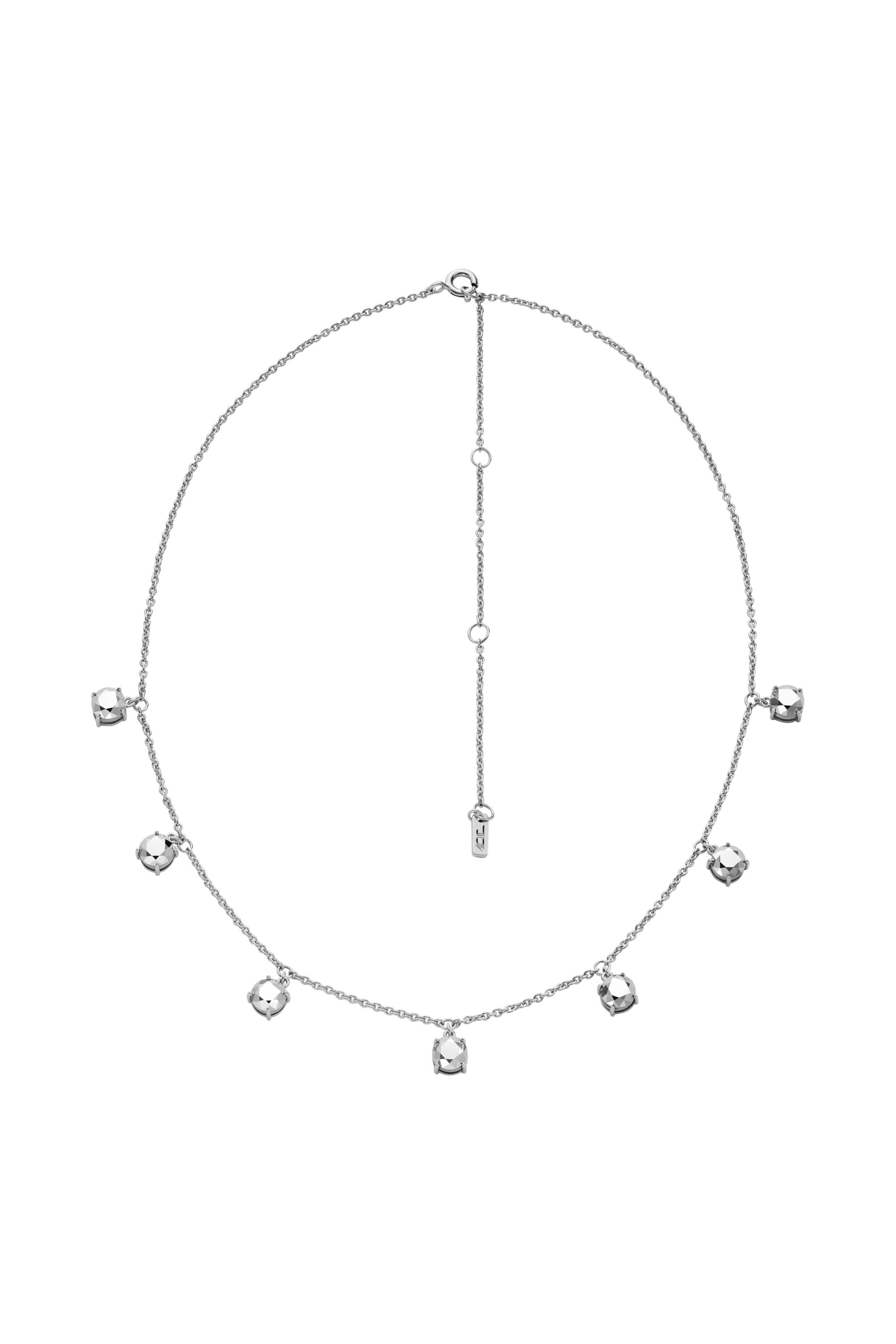 Diesel - DL1360040 STERLING SILVER JEWEL, Collana a catena in argento sterling Unisex in Argento - 1