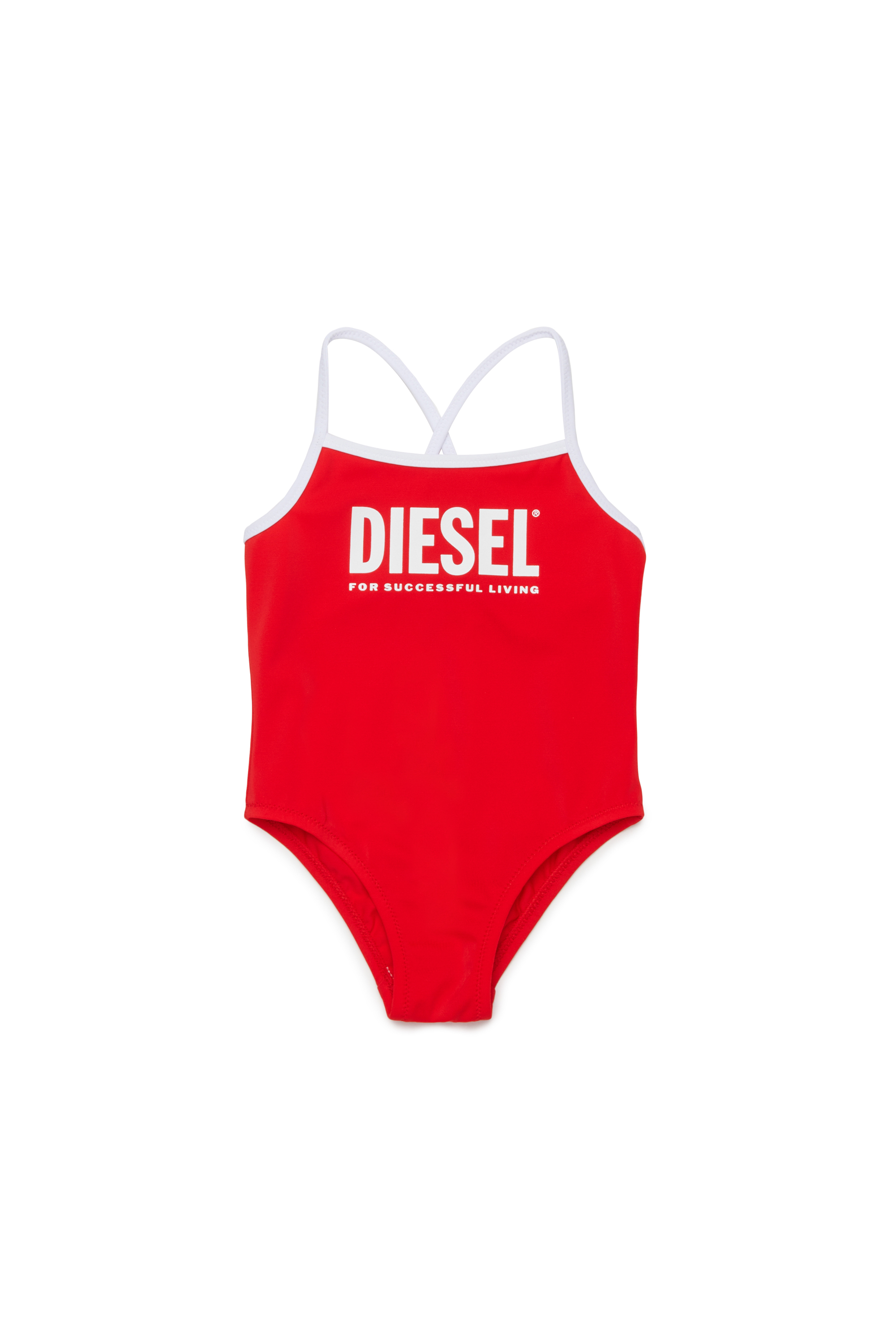 Diesel - MIDIB, Costume da bagno con profili a contrasto Donna in Rosso - 1