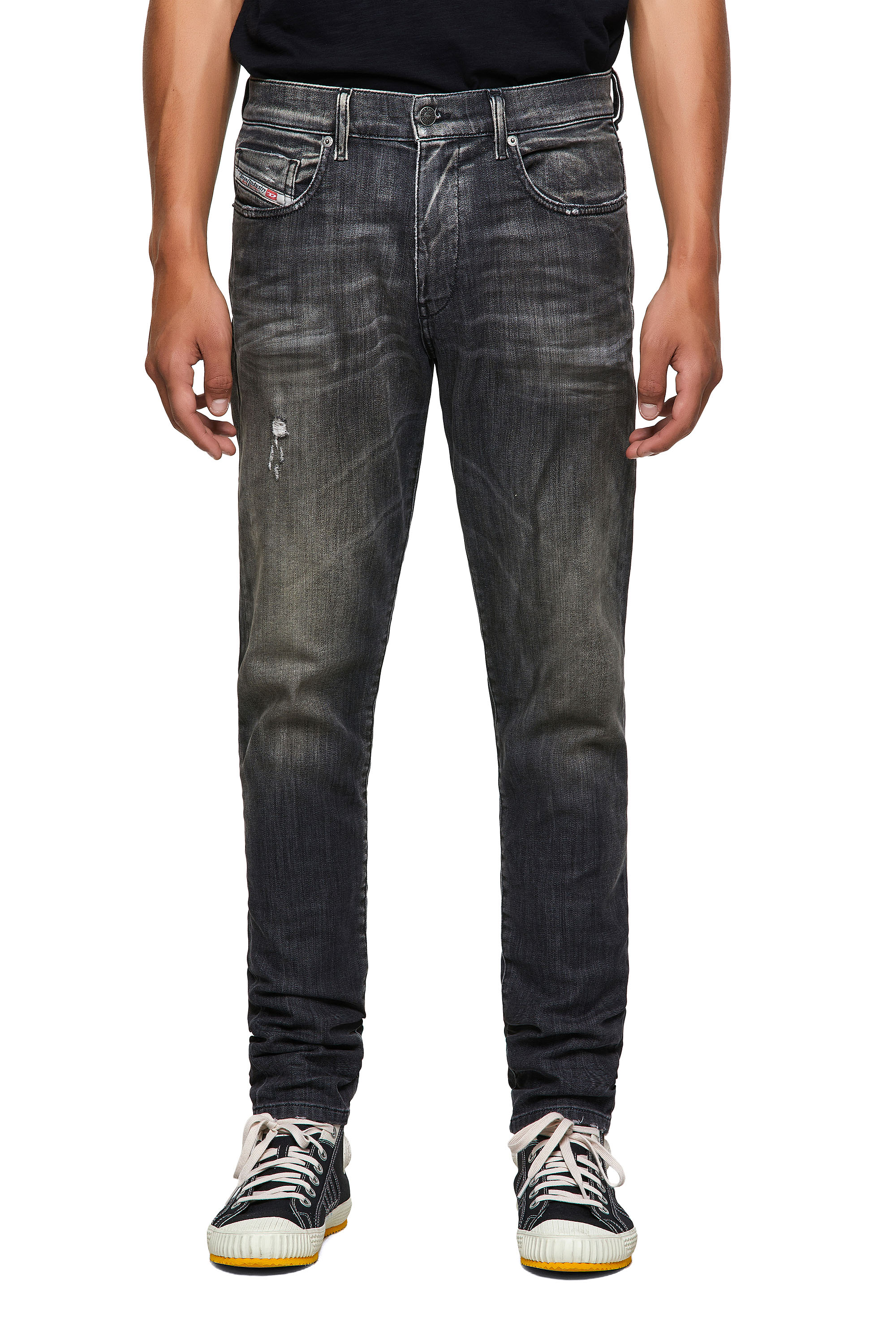D-Strukt JoggJeans® 09B54, Nero/Grigio scuro - Jeans