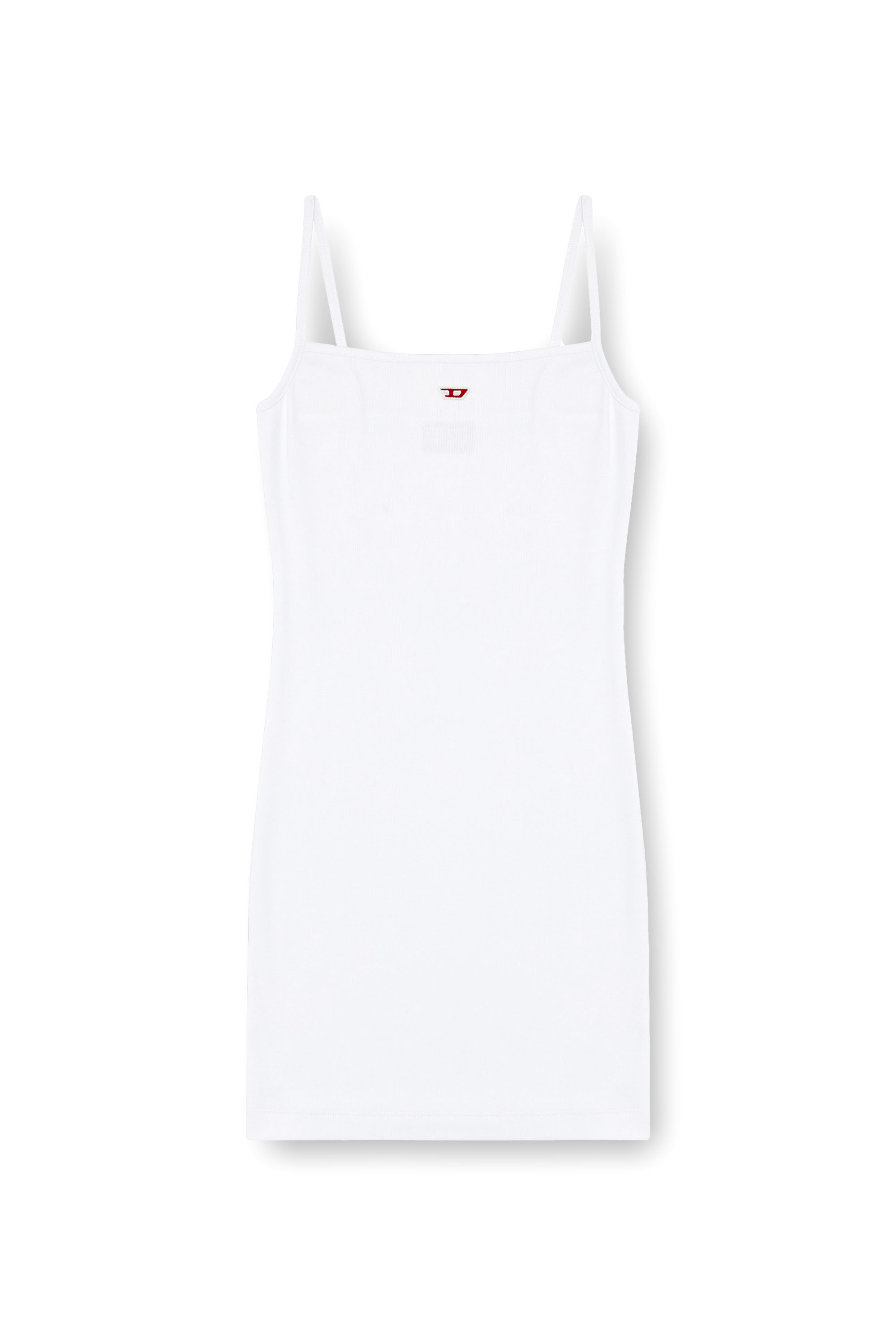 Diesel - D-HOPY-D, Abito corto con logo D Donna in Bianco - 3