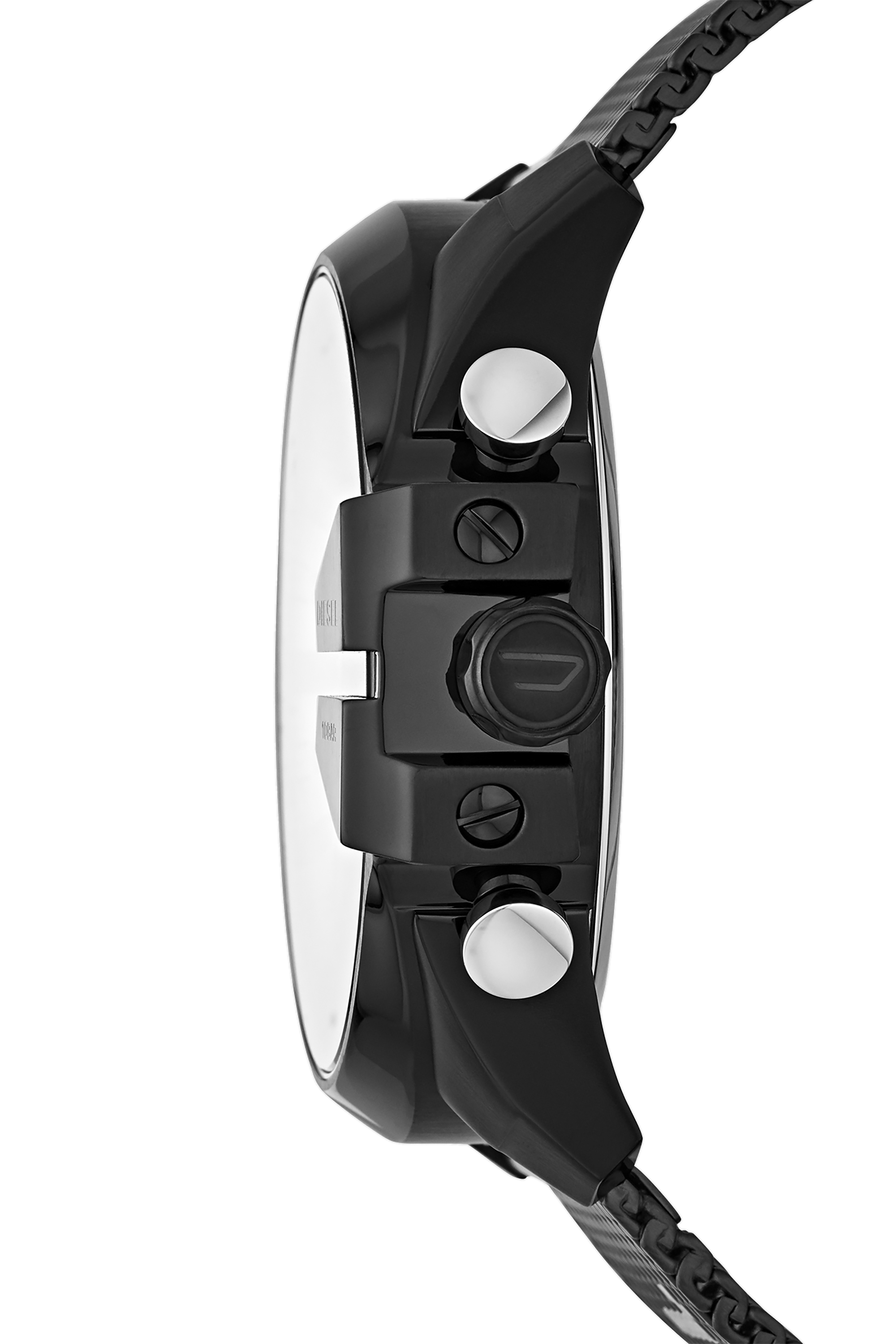 Diesel - DZ4514, Orologio cronografo Mega Chief in acciaio inossidabile a due tonalit&agrave; Uomo in Nero - 3