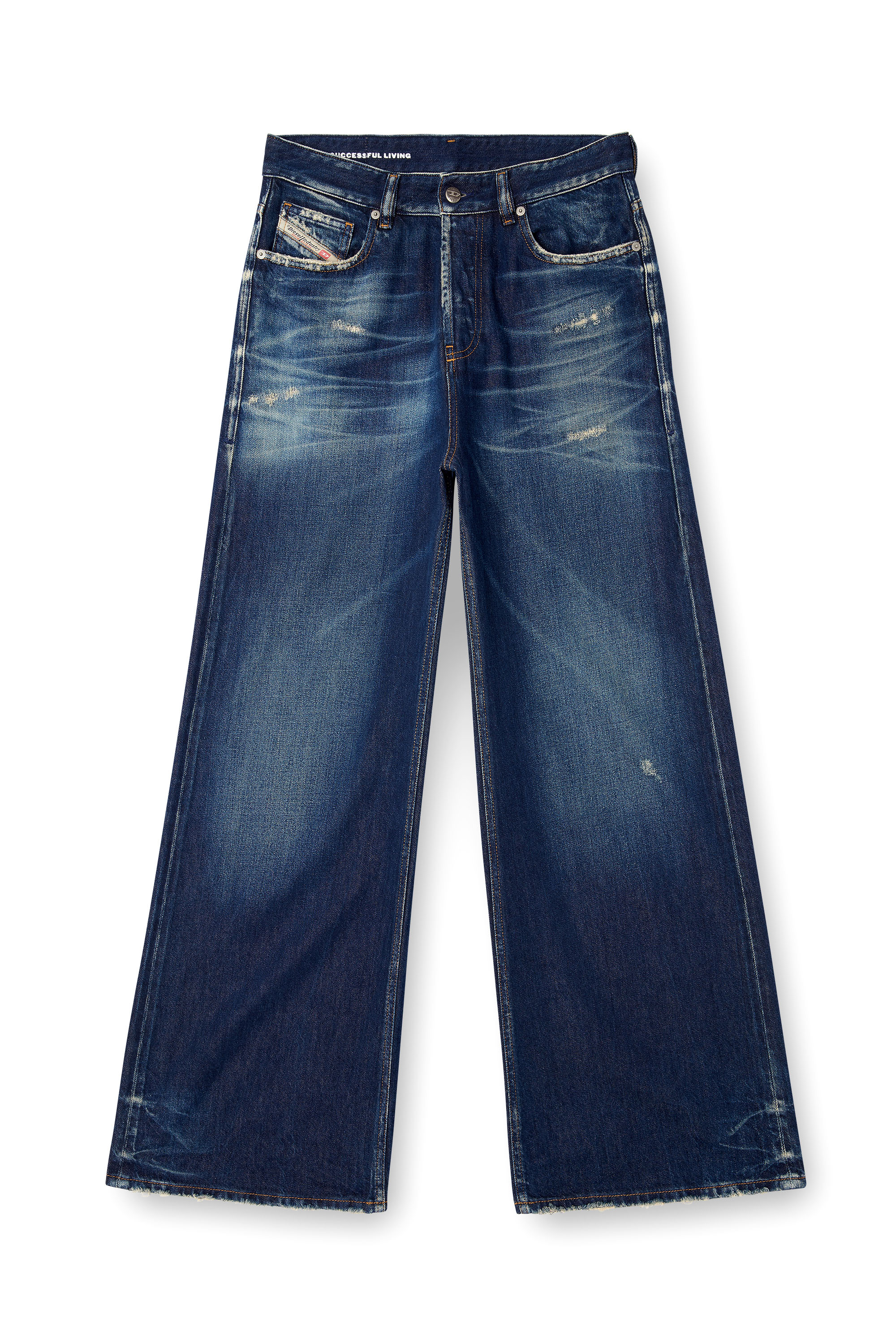 Diesel - Relaxed Jeans 1996 D-Sire 09M06 Donna, Blu Scuro - Image 3
