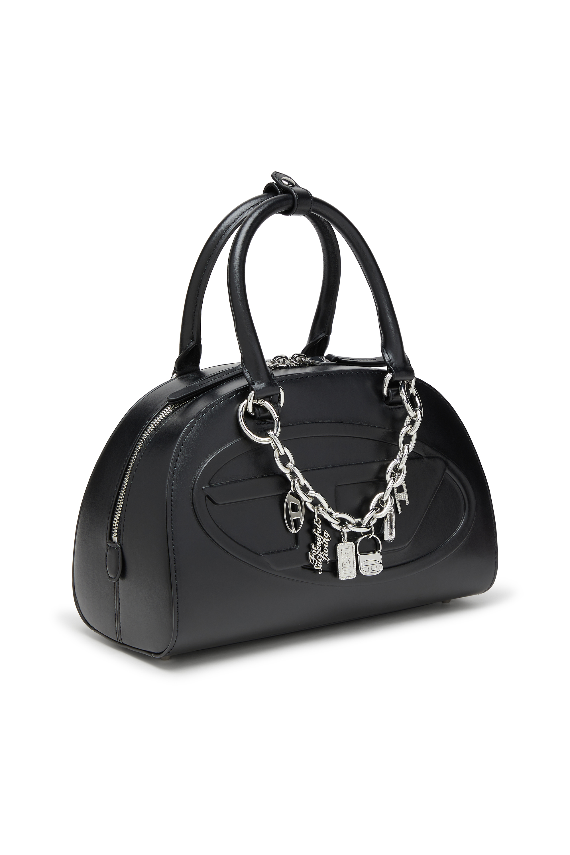 Diesel - CHAIN-D S, Charm con catena staccabile Donna in Argento - 2