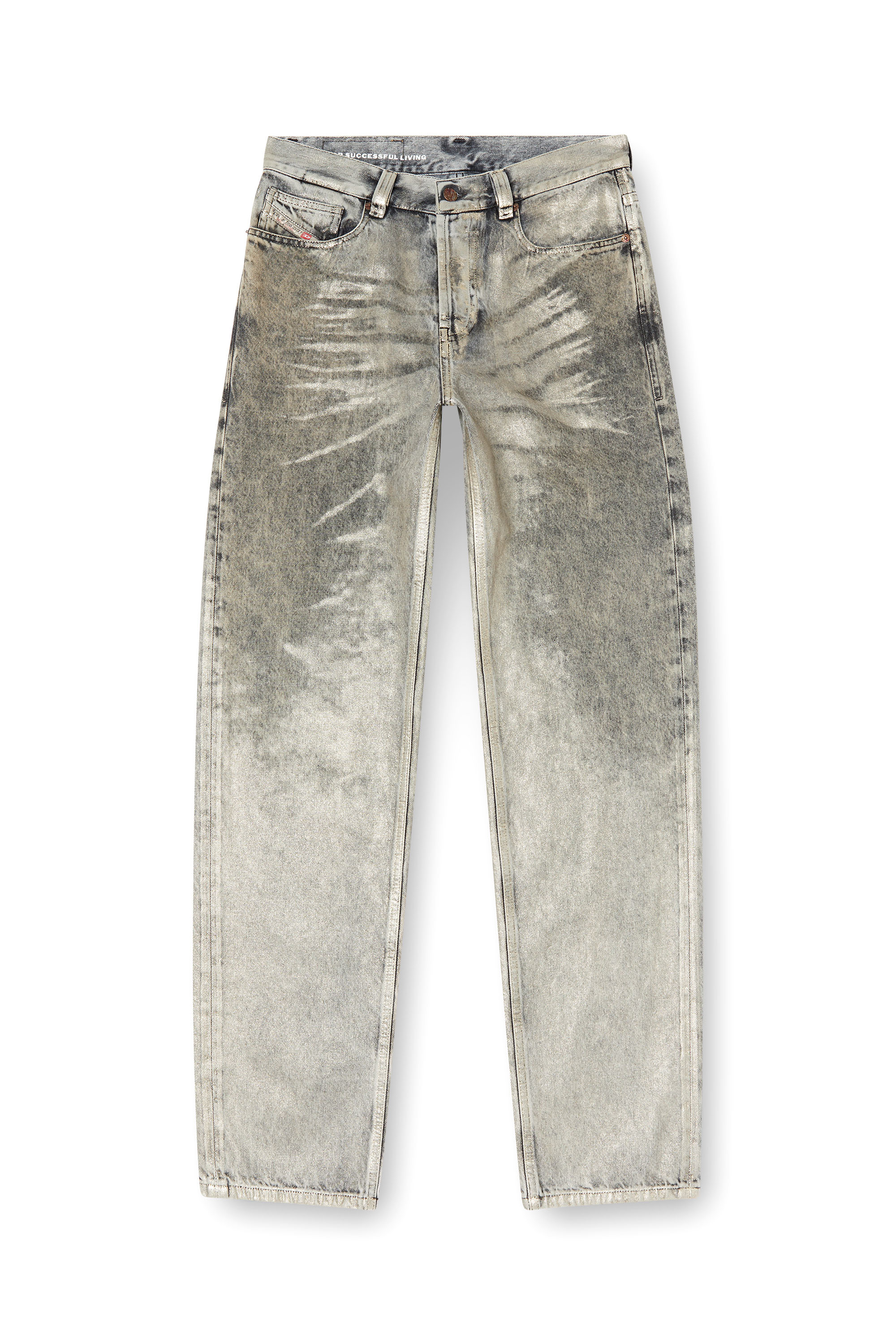 Diesel - Regular Jeans 1988 D-Ark 09L79 Donna, Grigio Chiaro - Image 3