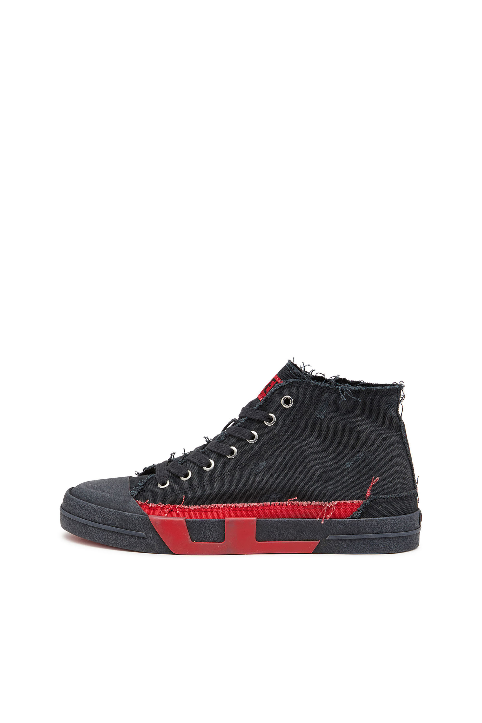 Diesel - S-D-VERSE MID II, S-D-Verse-Sneaker high-top in canvas distressed Uomo in Multicolor - 3