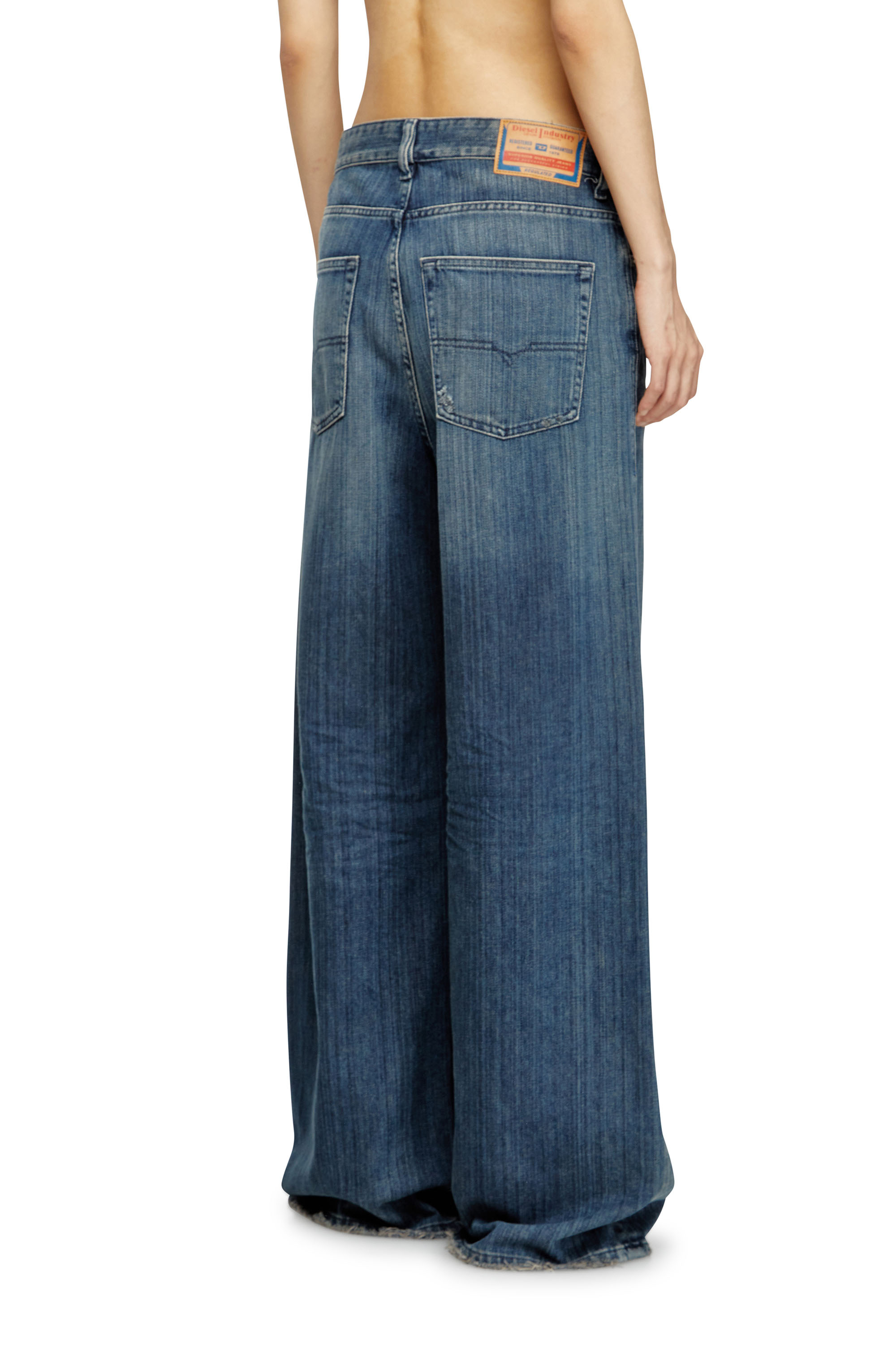 Relaxed Jeans 1996 D-Sire 09M09, Blu Scuro Diesel - Relaxed Jeans 1996 D-Sire 09M09 Donna, Blu Scuro - Image 4