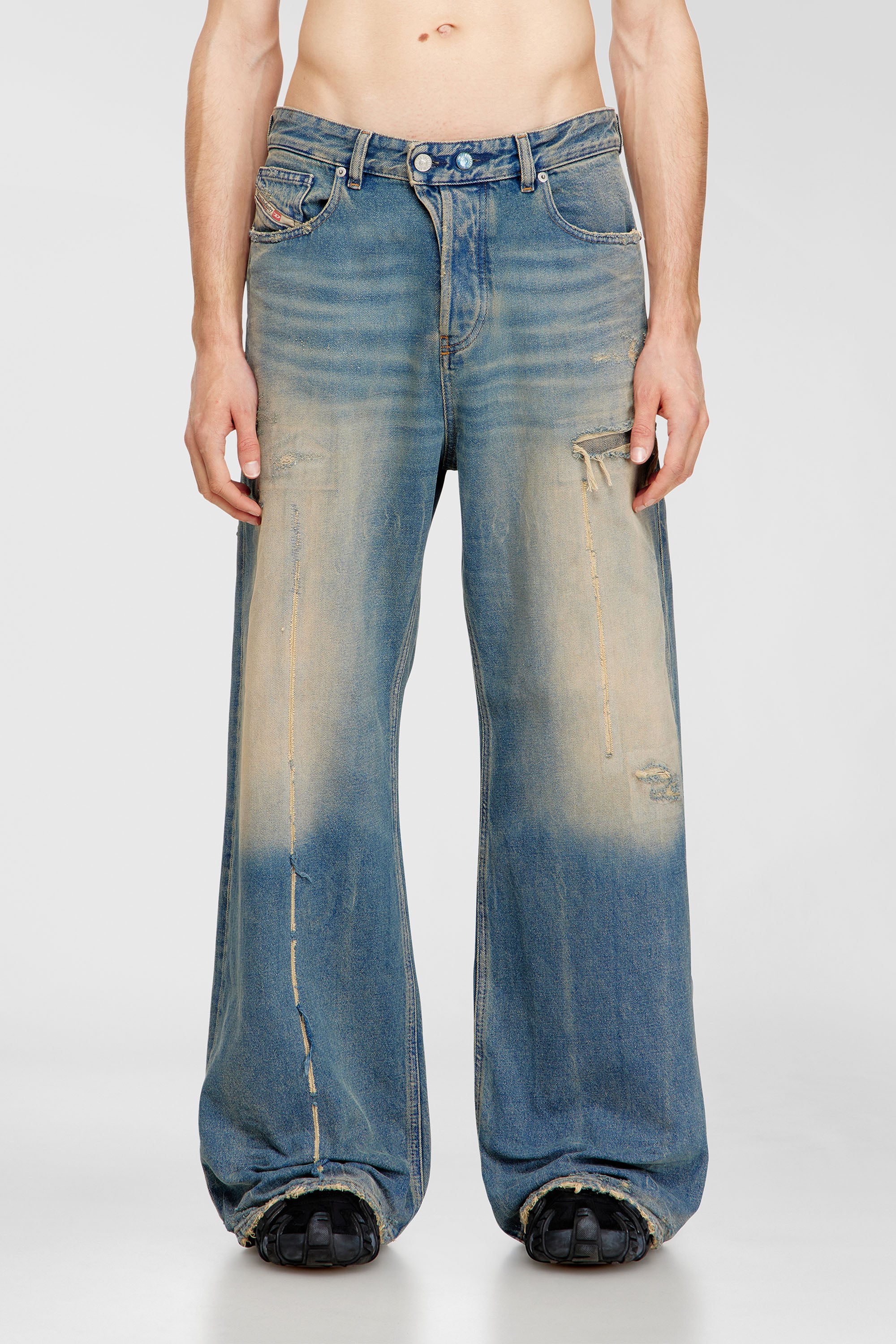 Diesel - Relaxed Jeans 1996 D-Sire 09N29 Unisex, Blu medio - Image 2