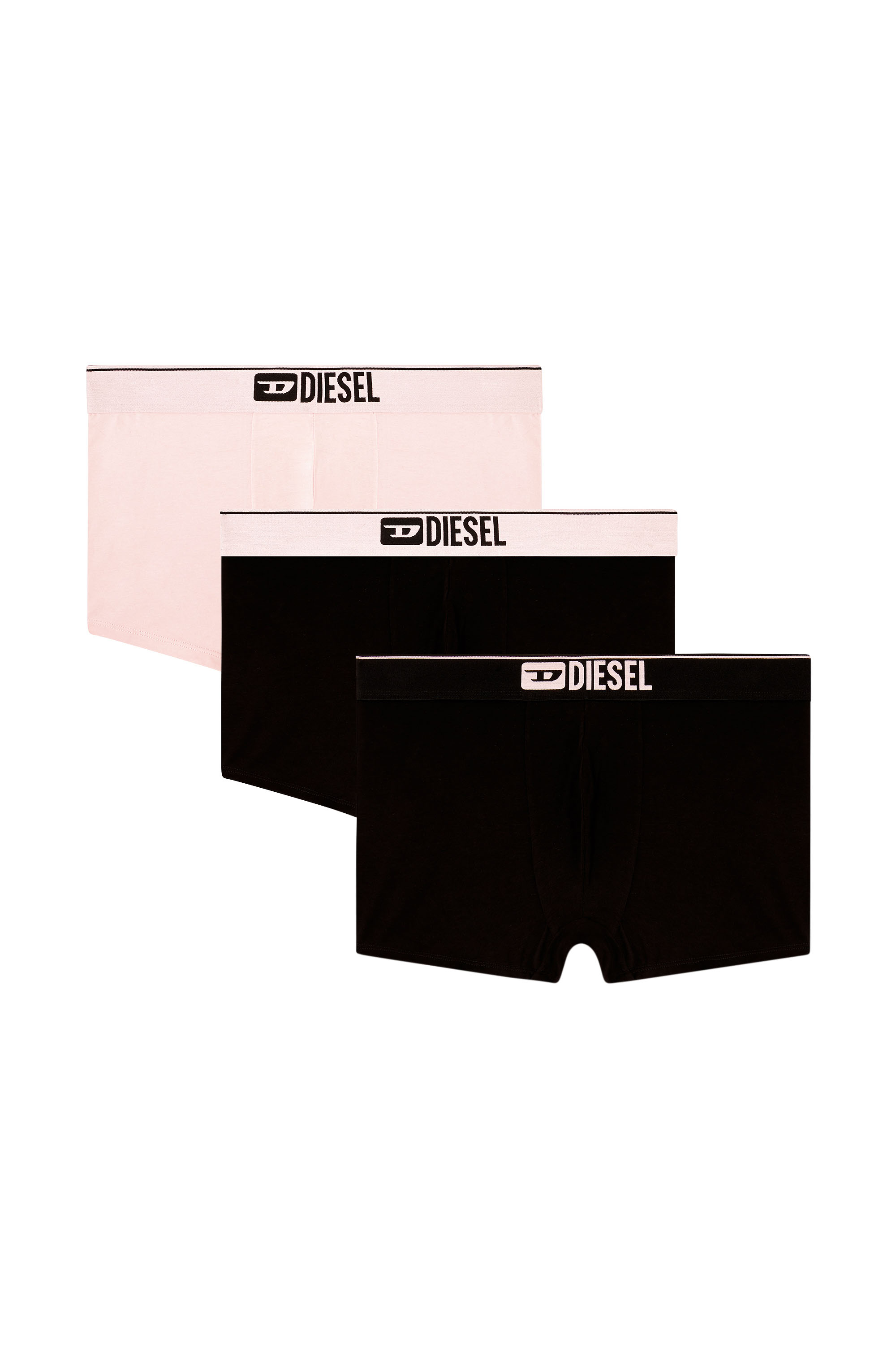 Diesel - UMBX-DAMIENTHREEPACK, Set di tre boxer tinta unita Uomo in Multicolor - 2
