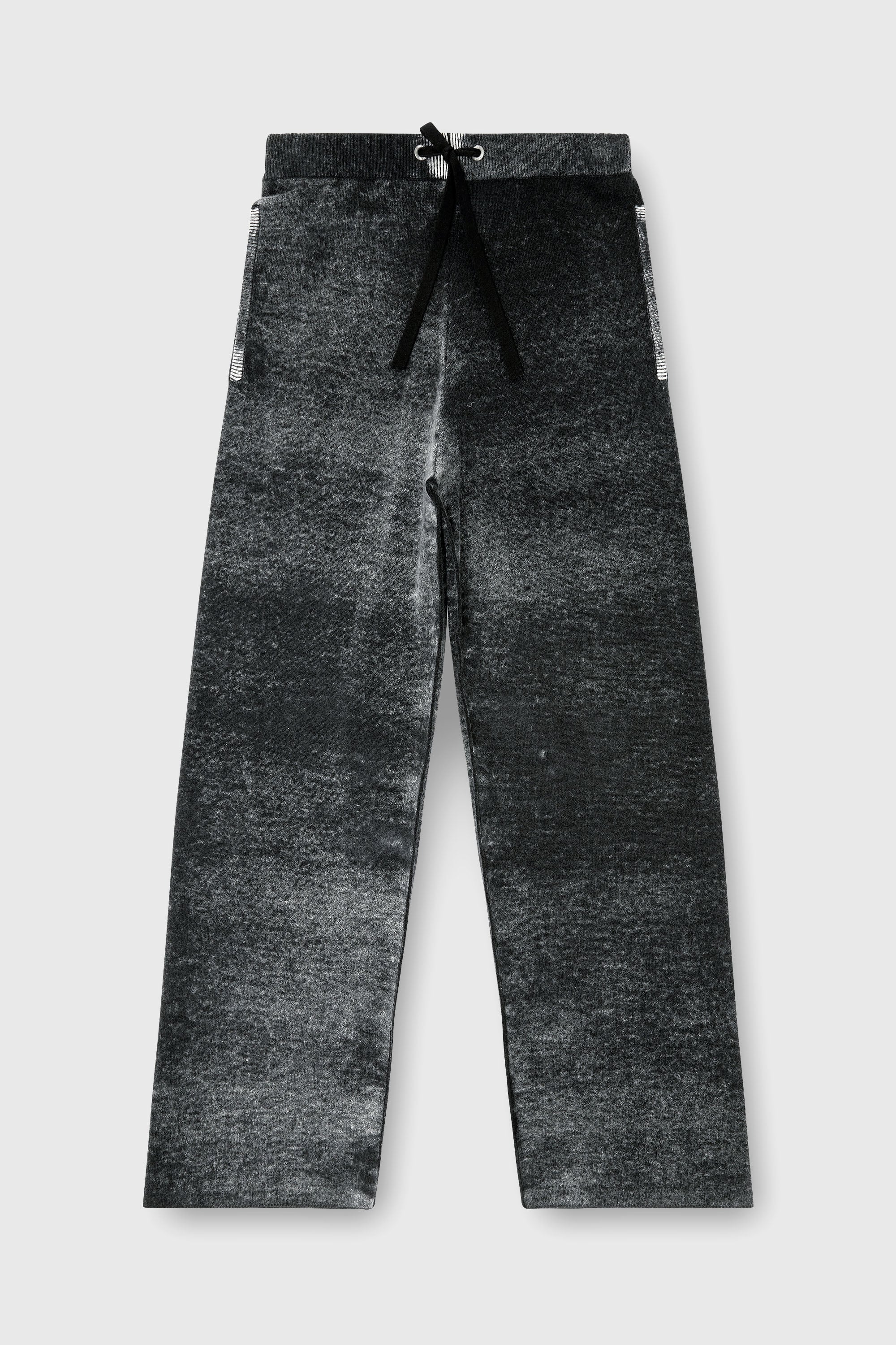 Diesel - M-HONORINE, Pantaloni tuta in maglia con stampa interna Donna in Grigio - 2