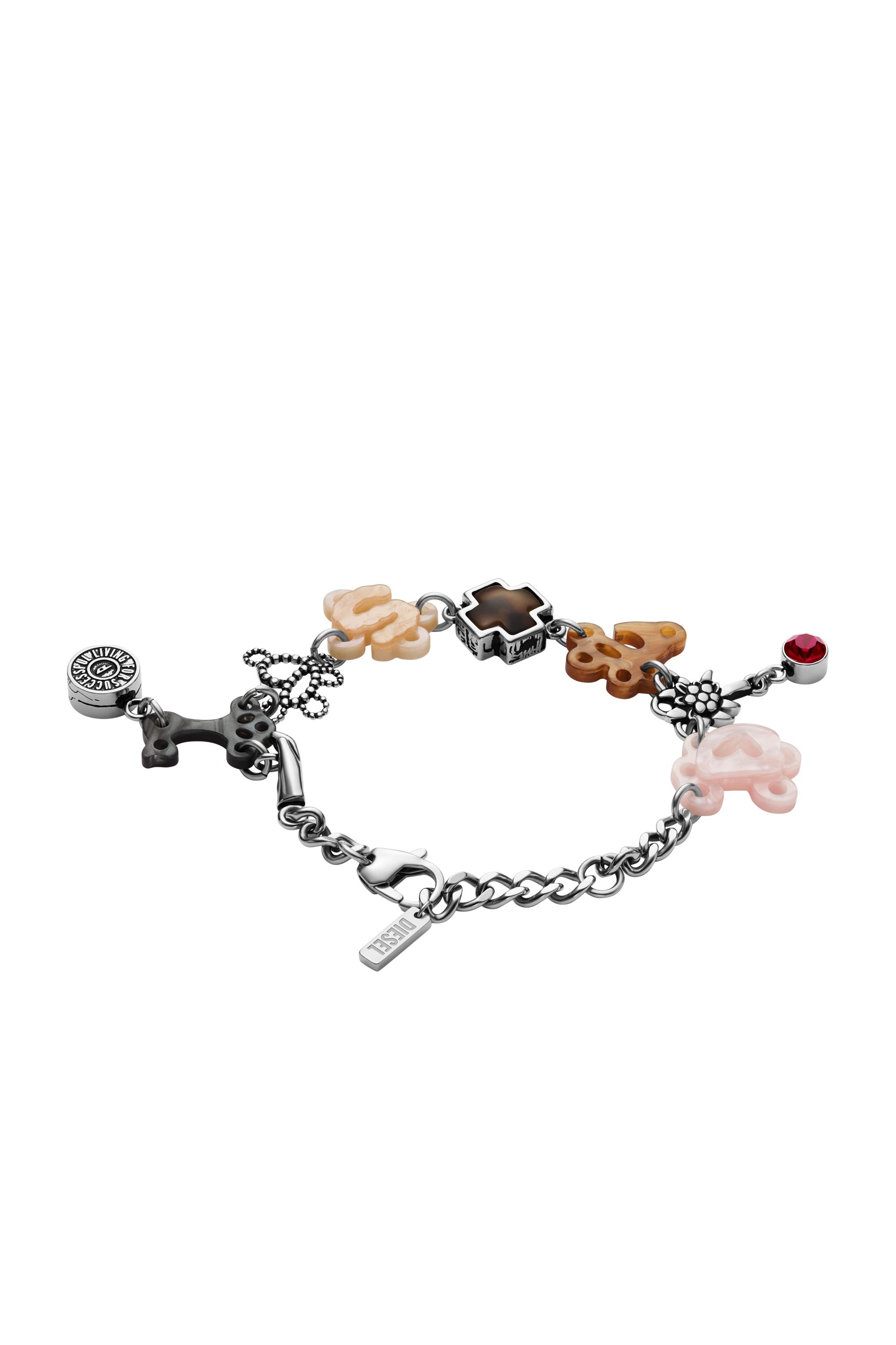 Diesel - DX1561040 JEWEL, Bracciale a catena in acciaio inossidabile Unisex in Multicolor - 2