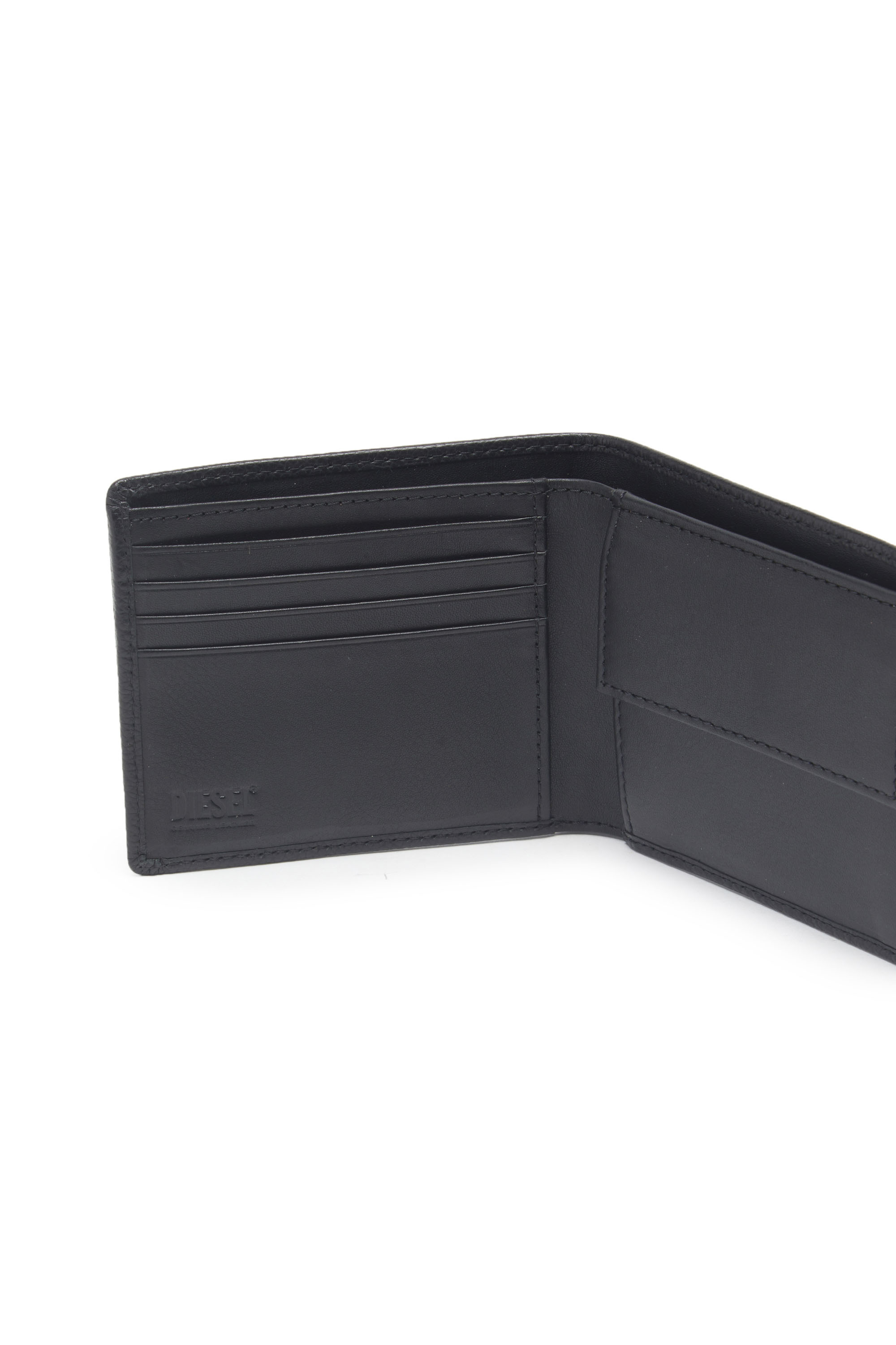 Diesel - BI-FOLD COIN S, Nero/Arancione - Image 3