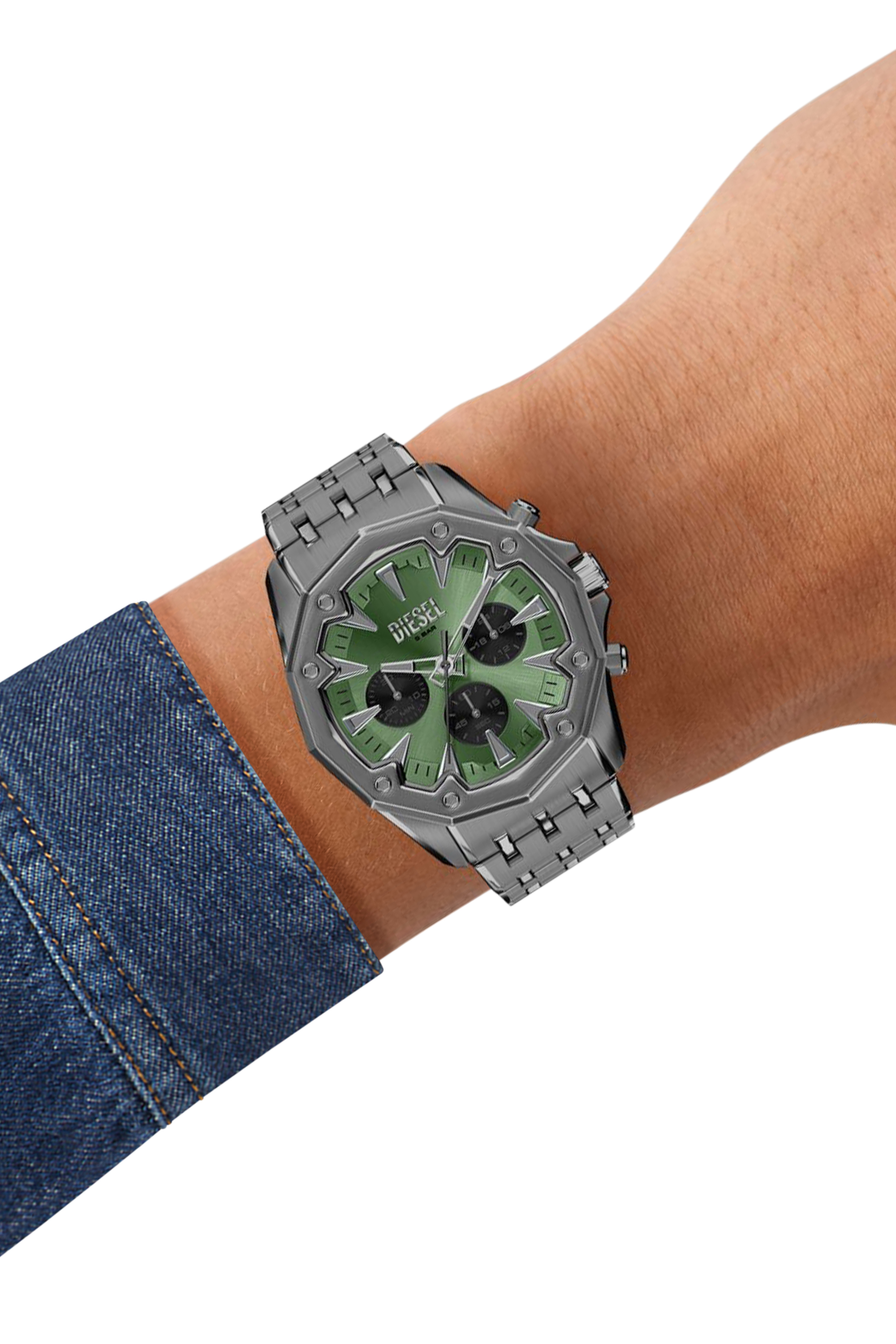Diesel - DZ4711 WATCH, Orologio Stinger in acciaio gunmetal Uomo in Grigio - 7