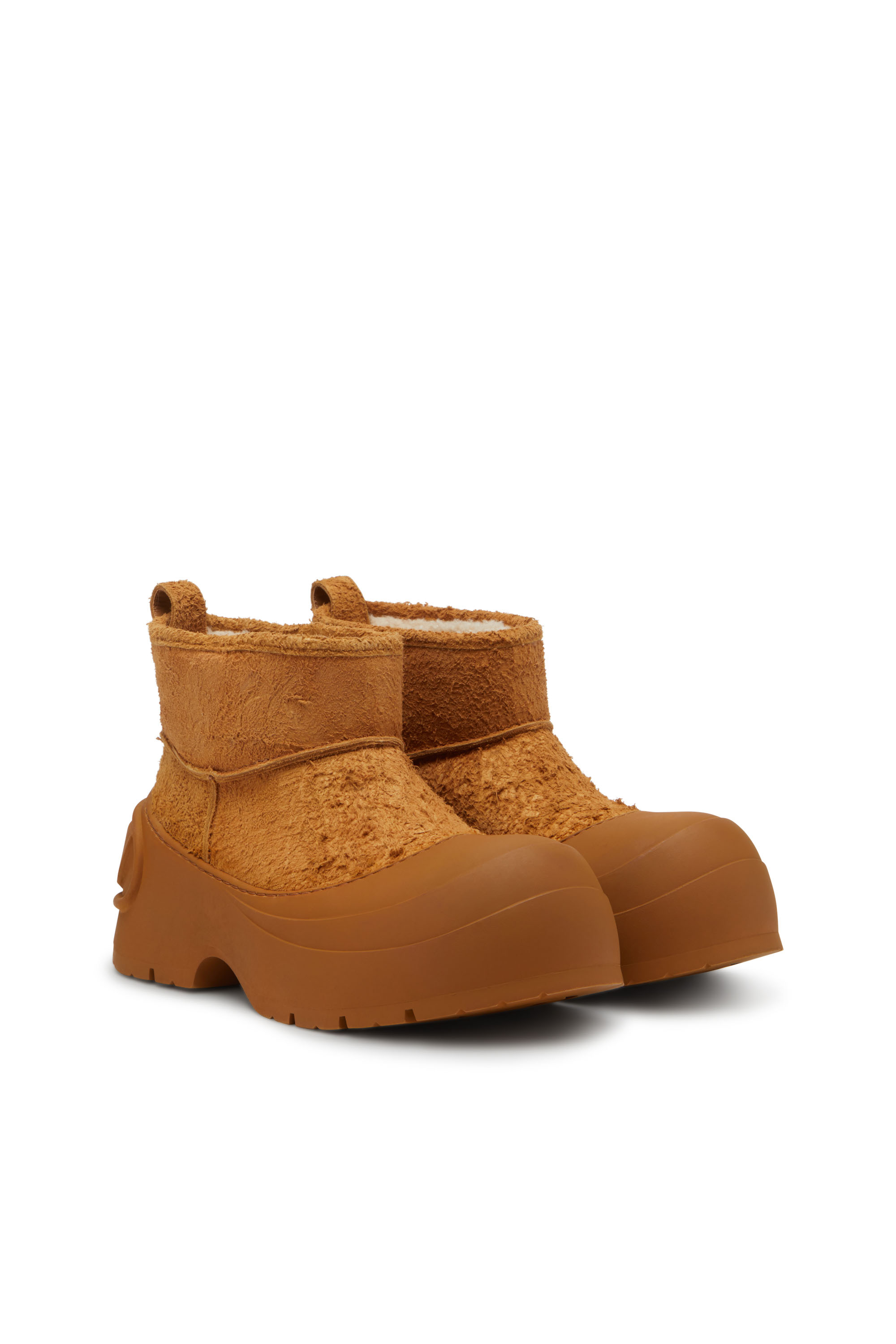 Diesel - D-DONALD MONTONE, Stivaletto chunky con suola carrarmato Uomo in Marrone - 2