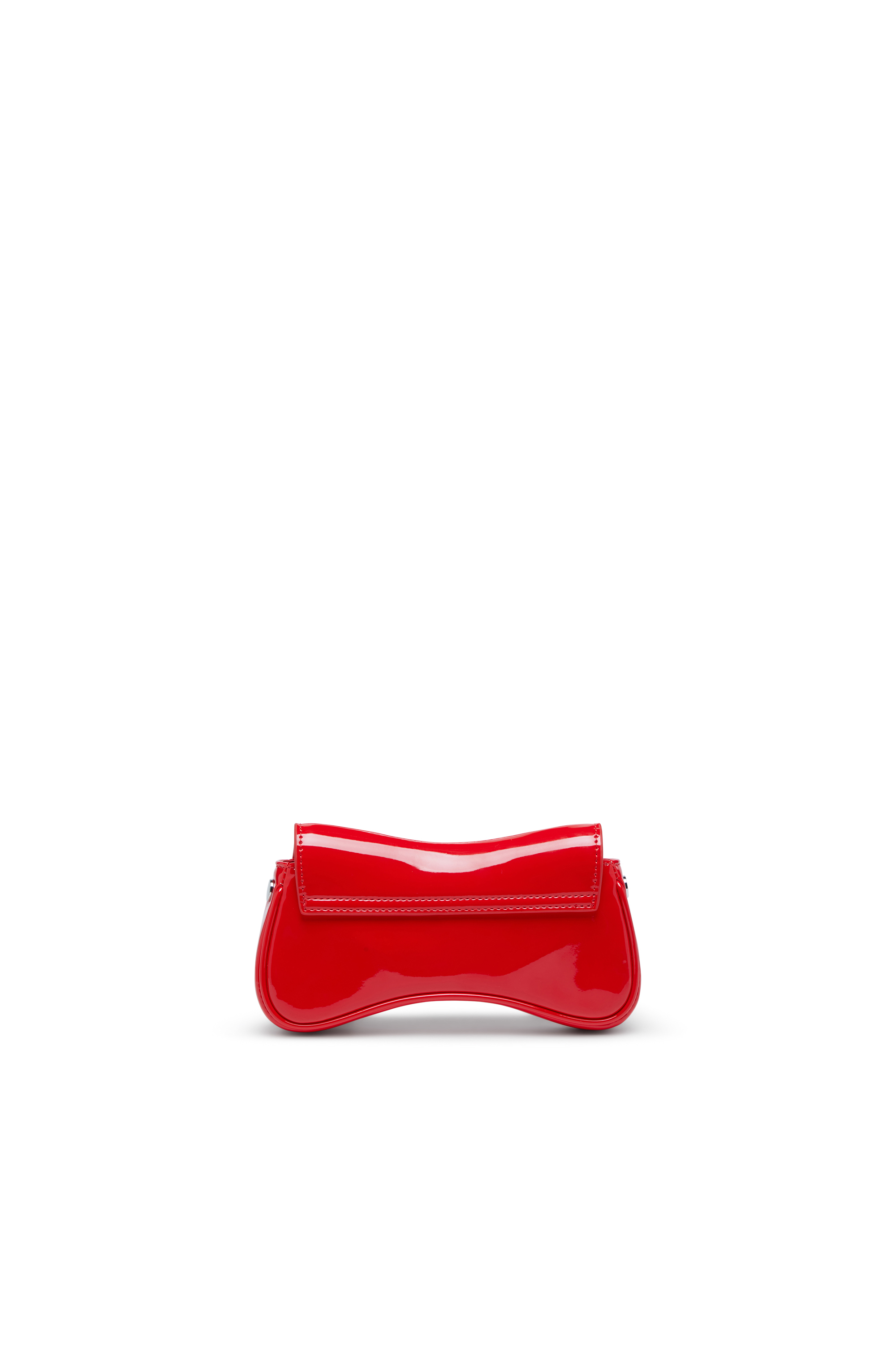 Diesel - PLAY CROSSBODY XS, Play-Borsa crossbody piccola lucida Donna in Rosso - 3