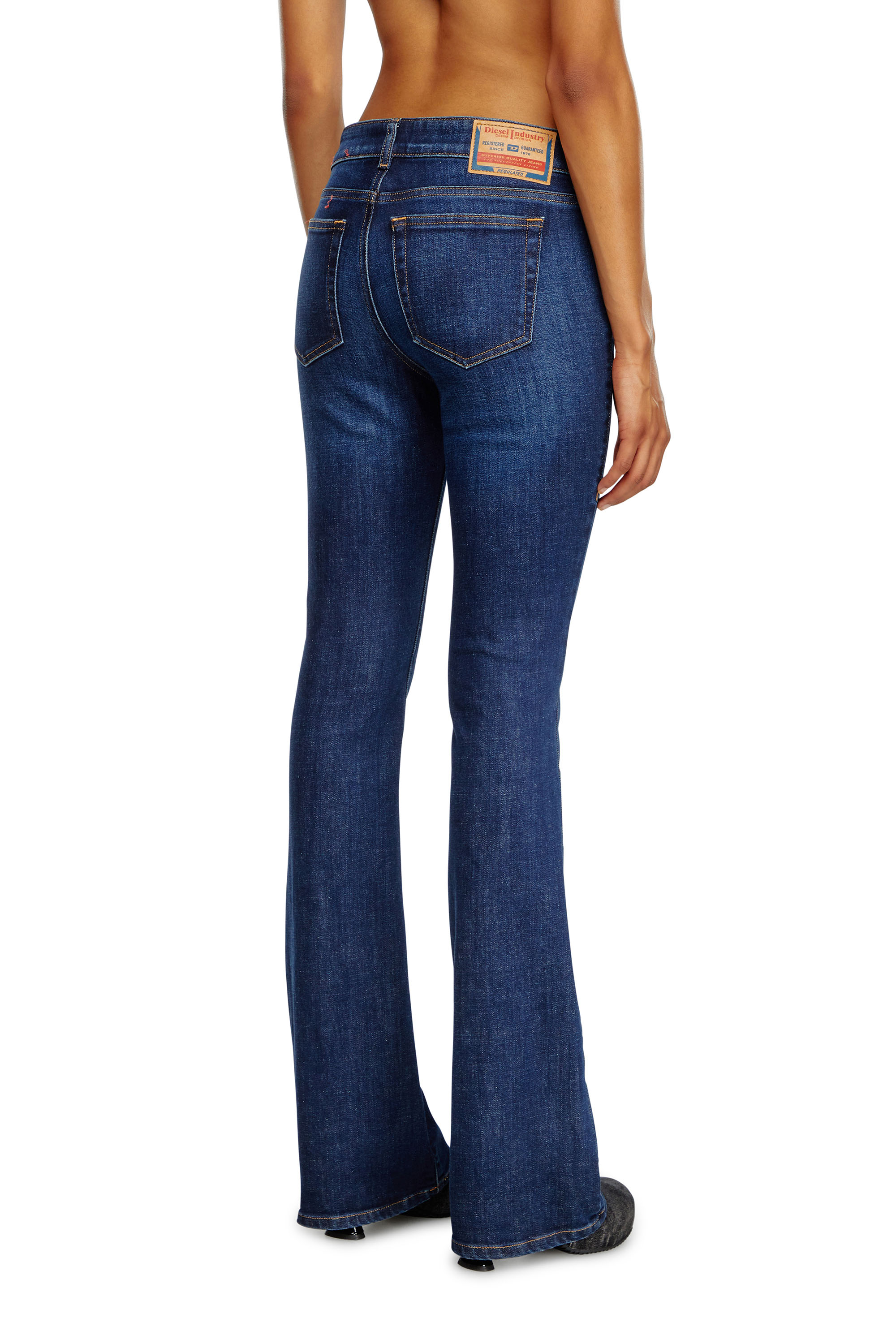 Diesel - Bootcut and Flare Jeans 1969 D-Ebbey 09B90, Blu Scuro - Image 2
